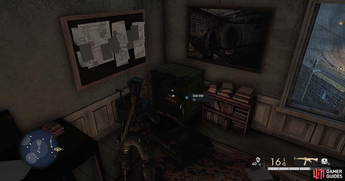 You’ll find this document inside a safe chest.