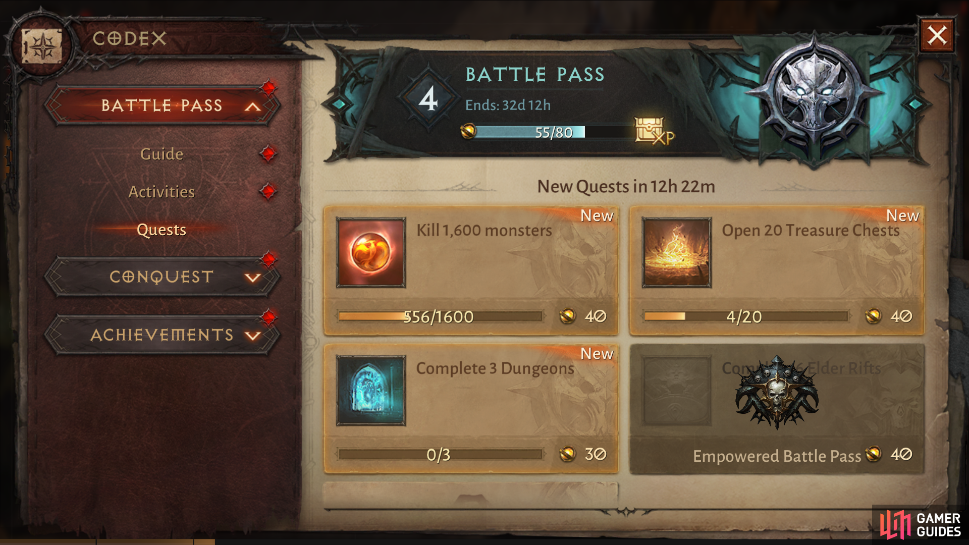 Ended day 1 of Diablo Immortal at level 38, with 3 legendary items and 19.5  on the Battle Pass. What a great game! I'm glad to have a launch day  account. How