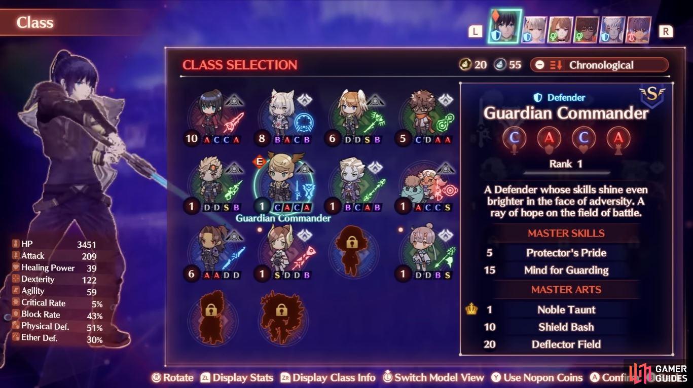 There’s a whole host of new classes to try out in Xenoblade Chronicles 3! And you’ll need to complete Hero Quests to unlock them. (Credit: Nintendo Xenoblade Chronicles 3 Trailer)