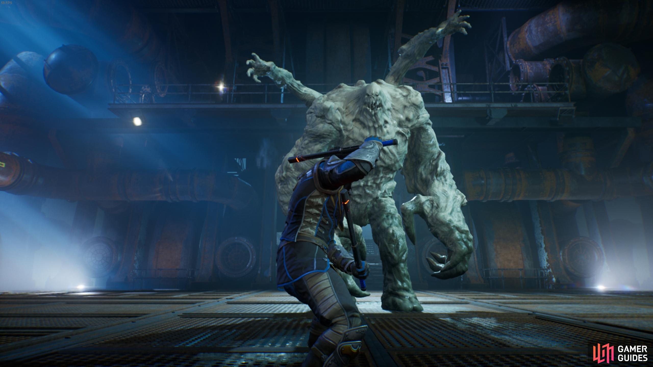 Clayface Boss Fight, Phase 1.