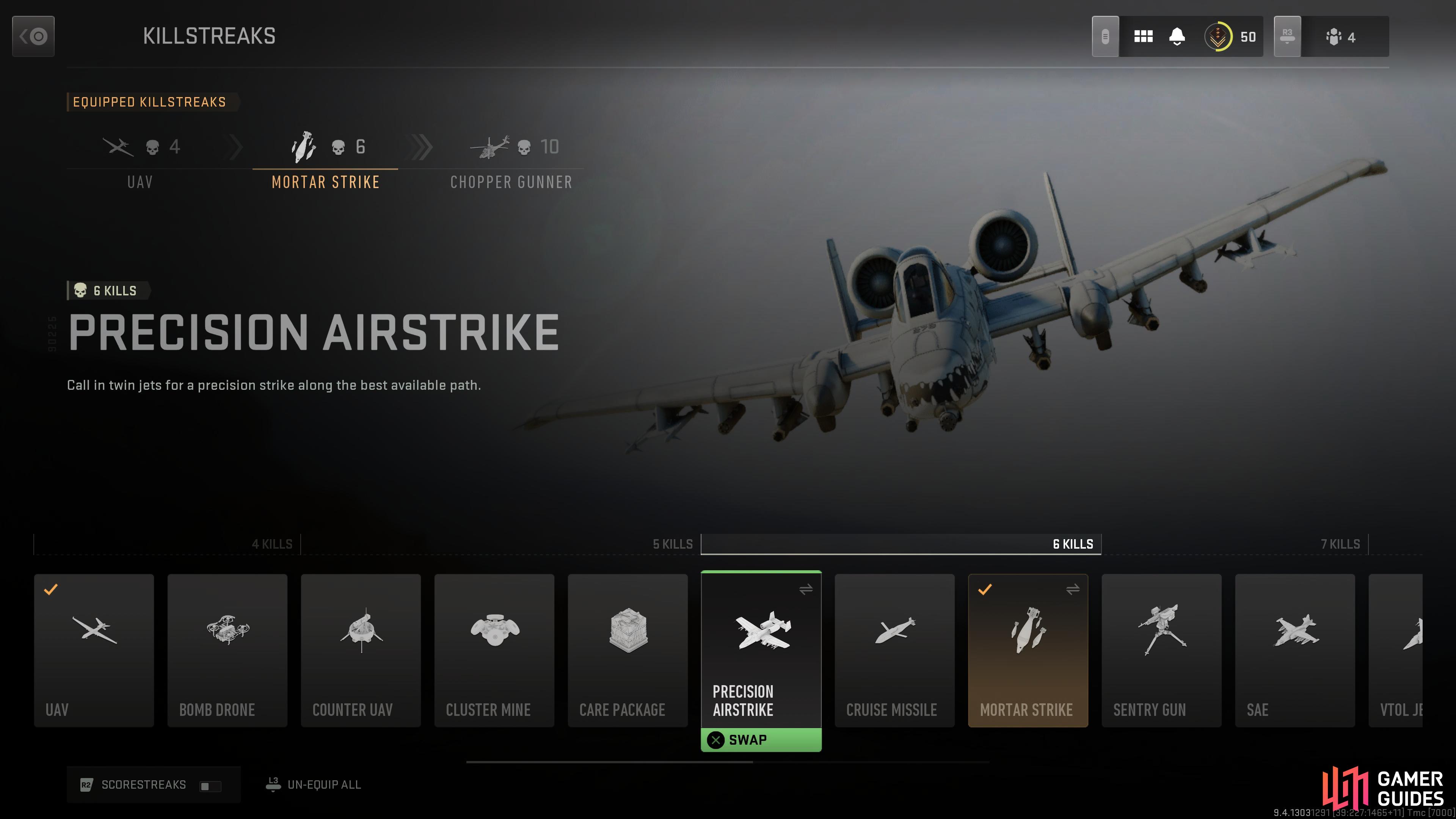 There are 19 Killstreaks to choose from.