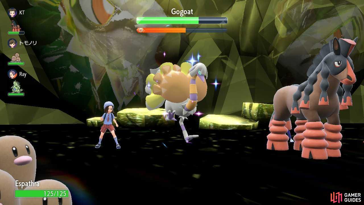 Espathra In a Tera Raid Battle in Pokémon Scarlet and Violet