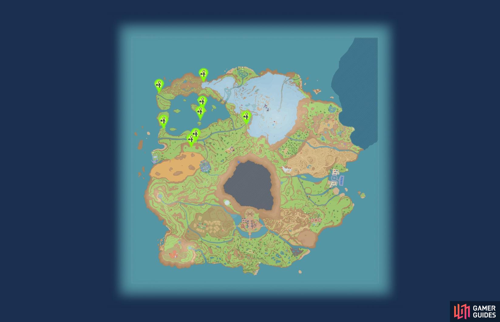 Green Stake Locations in Pokémon Scarlet and Violet