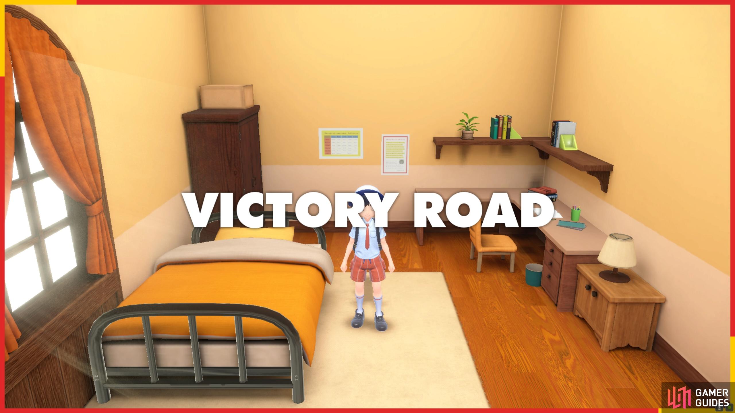 This marks the end of Victory Road.