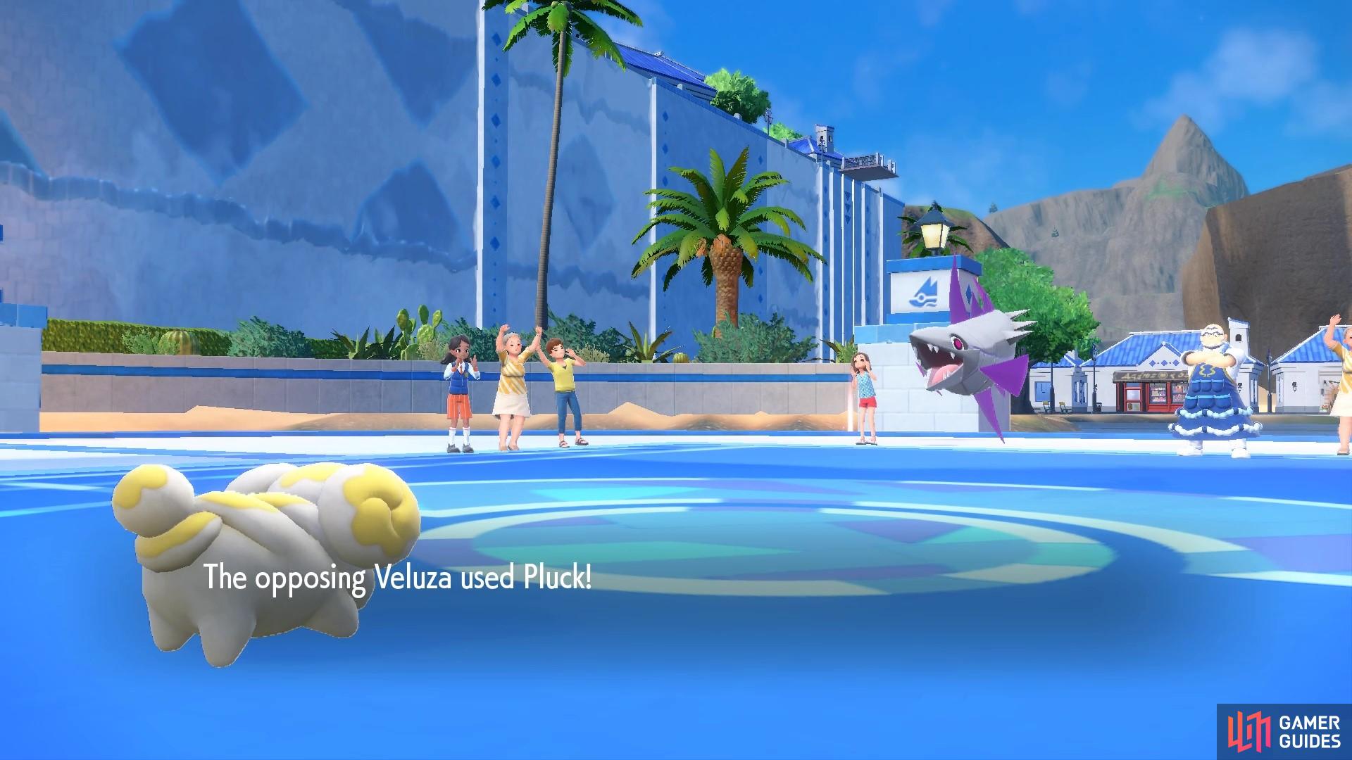 Pokémon Scarlet and Violet Cascarrafa Gym, including how to beat Water Gym  Leader Kofu and reach Port Marinada