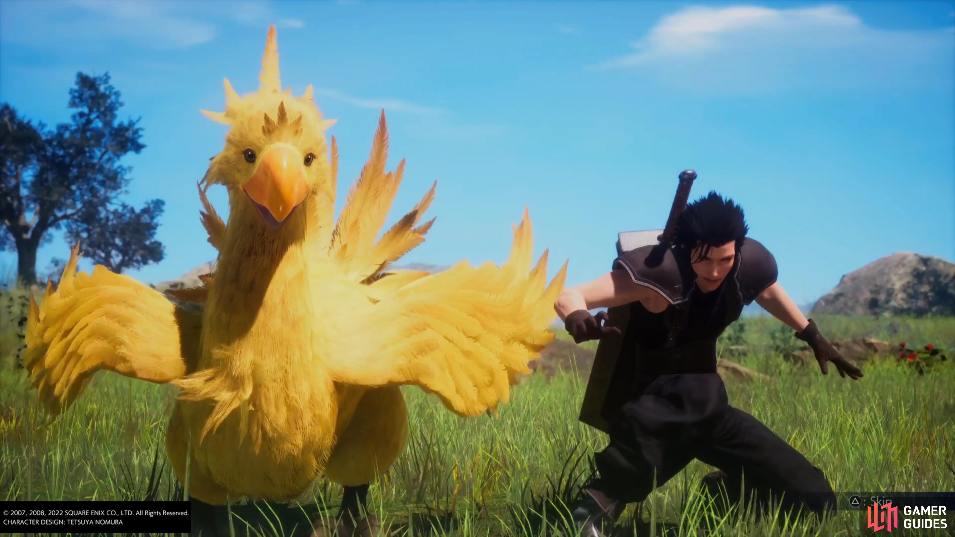 Zack and the Chocobo combine for a powerful Limit Break!