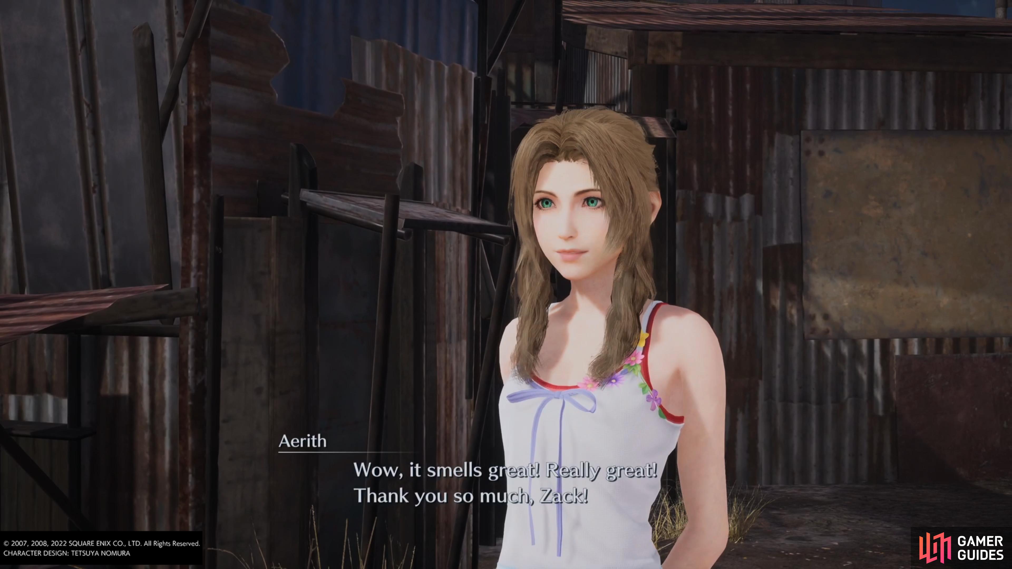 You will need to blend the perfect perfume to increase Aerith’s affection in chapter 4.