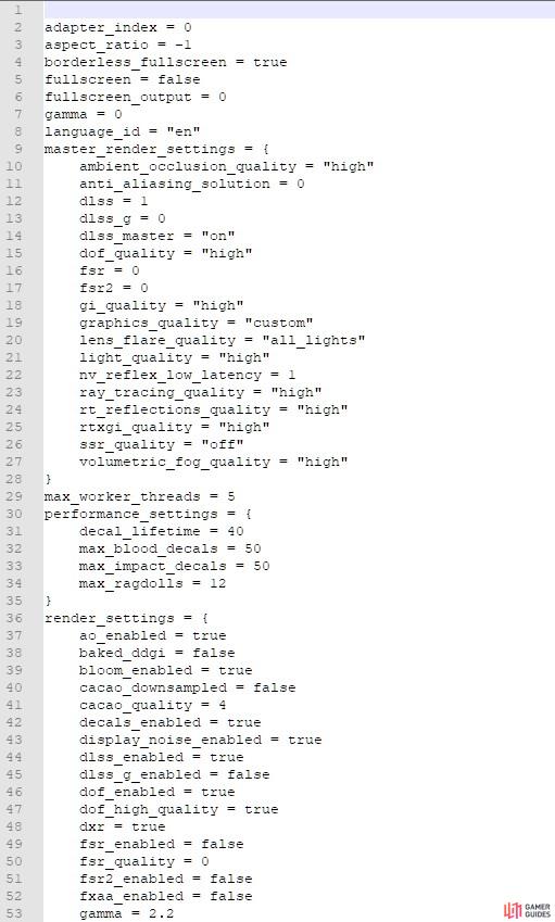 Altering this config file may break your game, but it could also fix a host of problems. Just back up the original first.