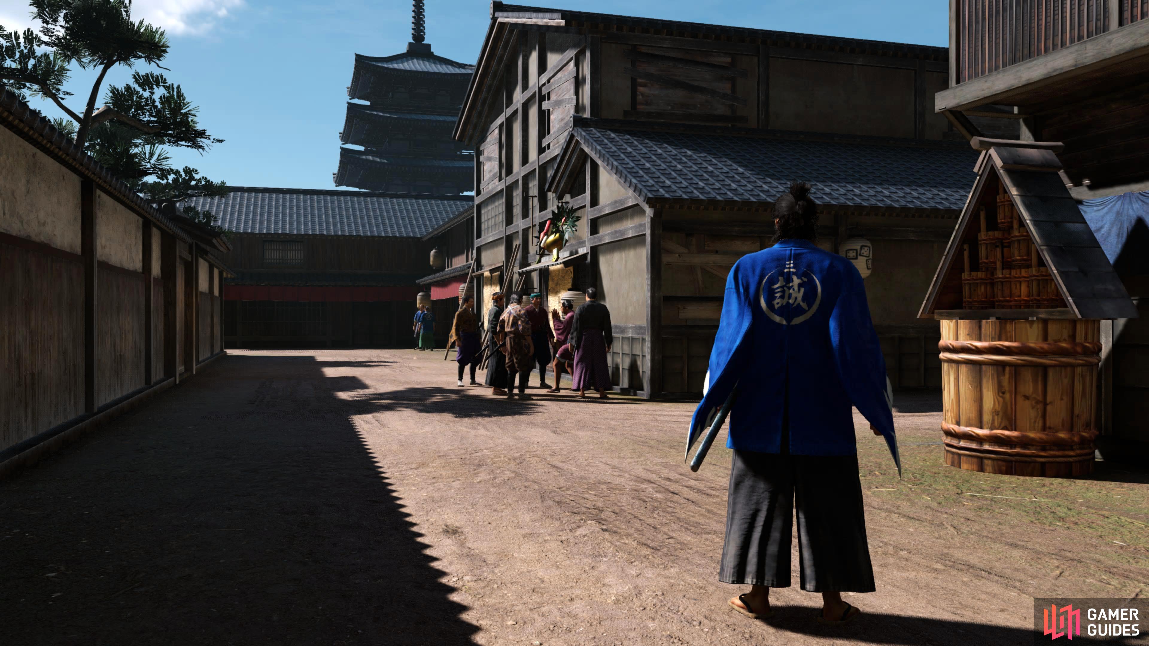 Something’s happening outside the Gambler’s Den in Rakugai, what could be going on?