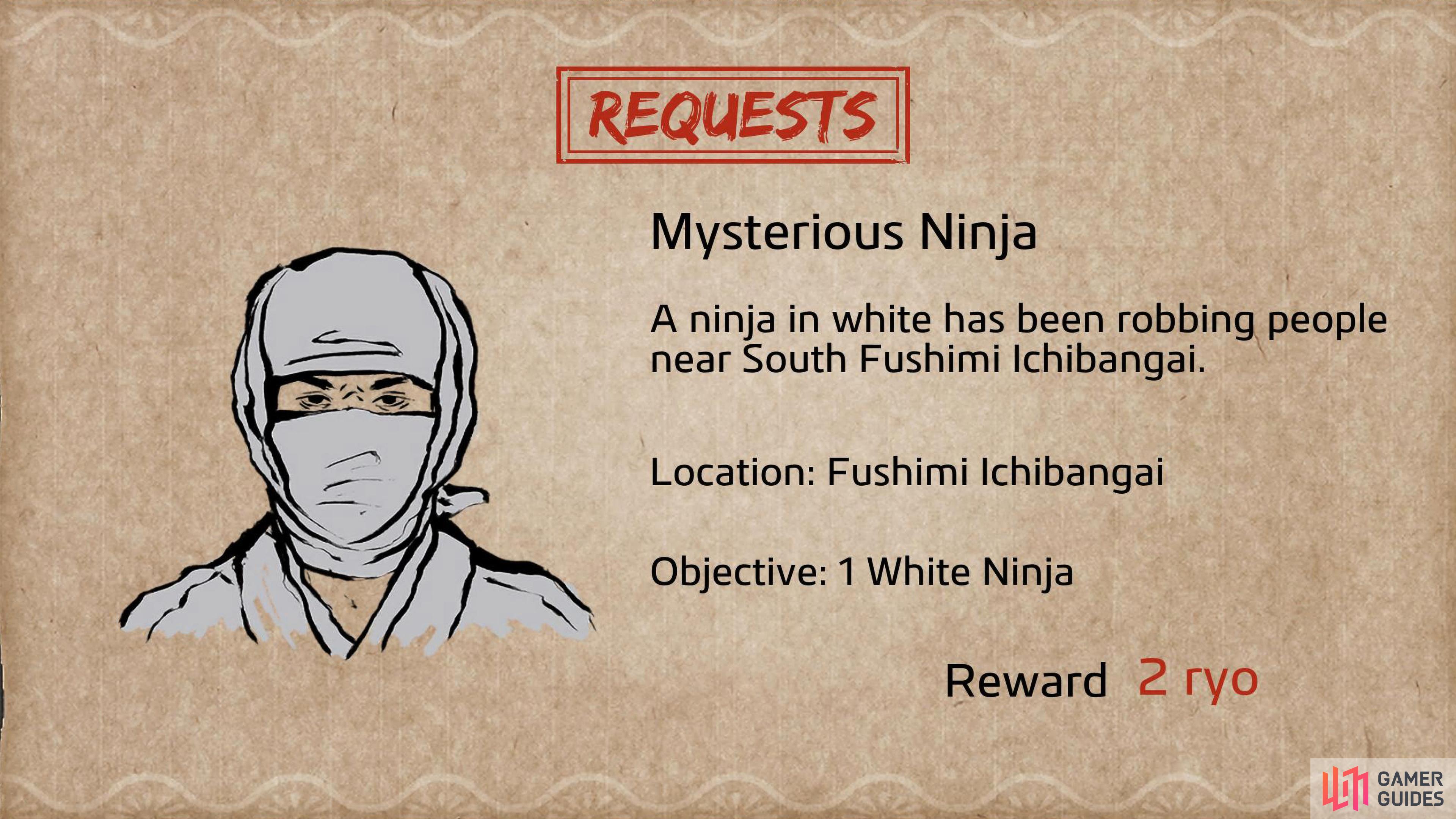 The Mysterious Ninja will be your third Wanted Men Request.