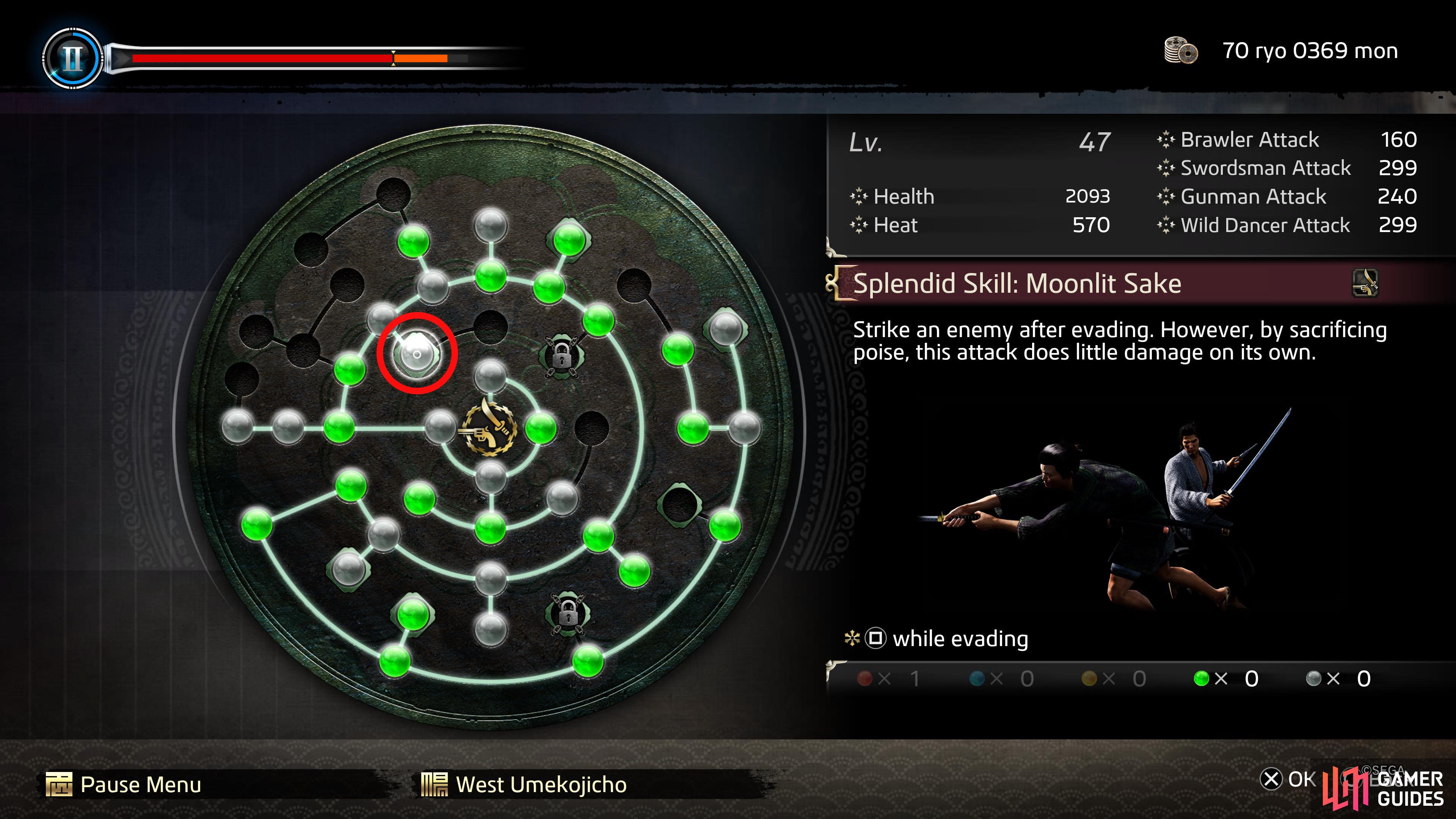 Here’s where Moonlit Sake is on the Ability Wheel.