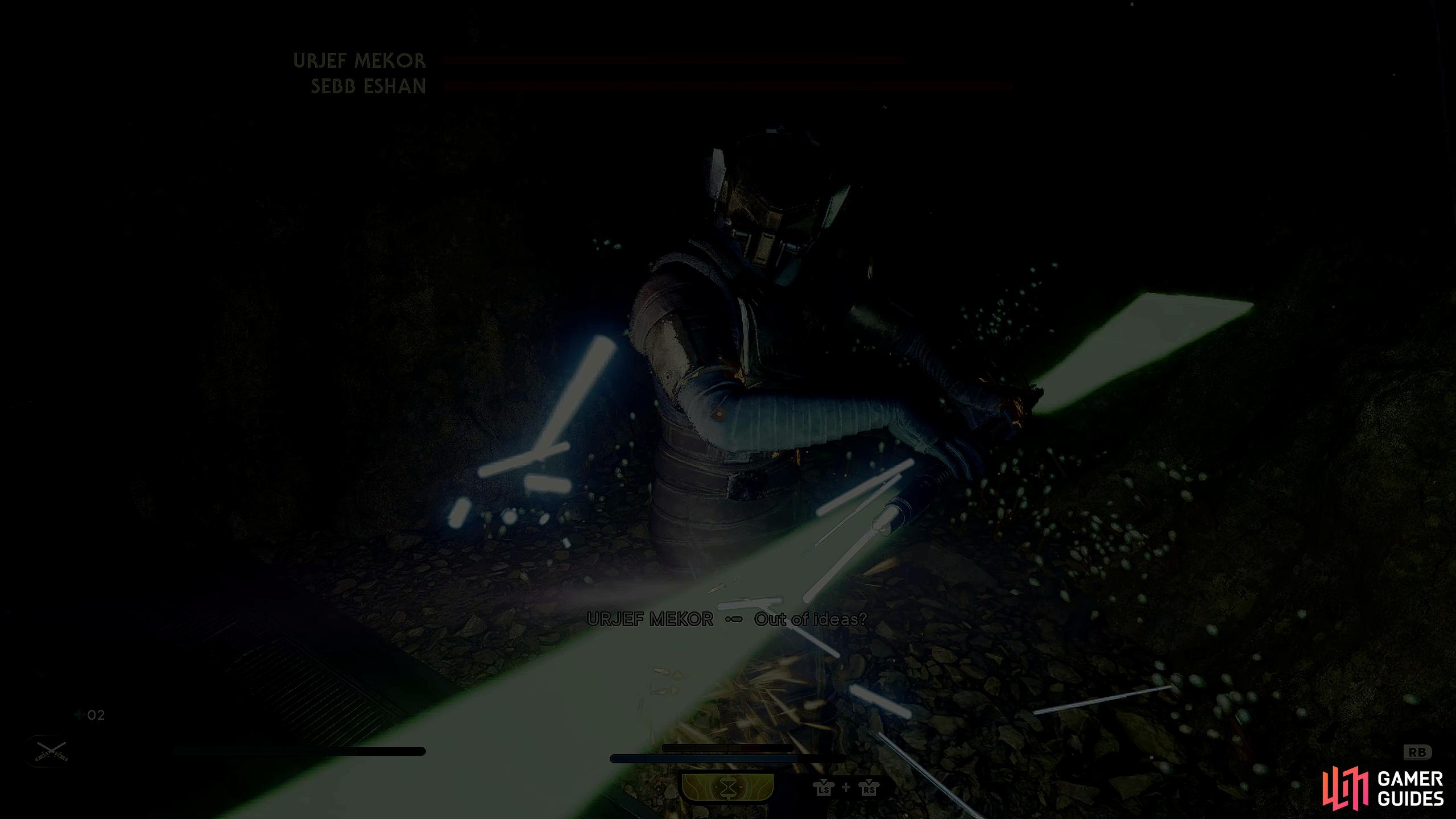 The final challenge before getting the Star Wars Jedi Survivor Chest Map Upgrade is to beat three jedi tryhards. 