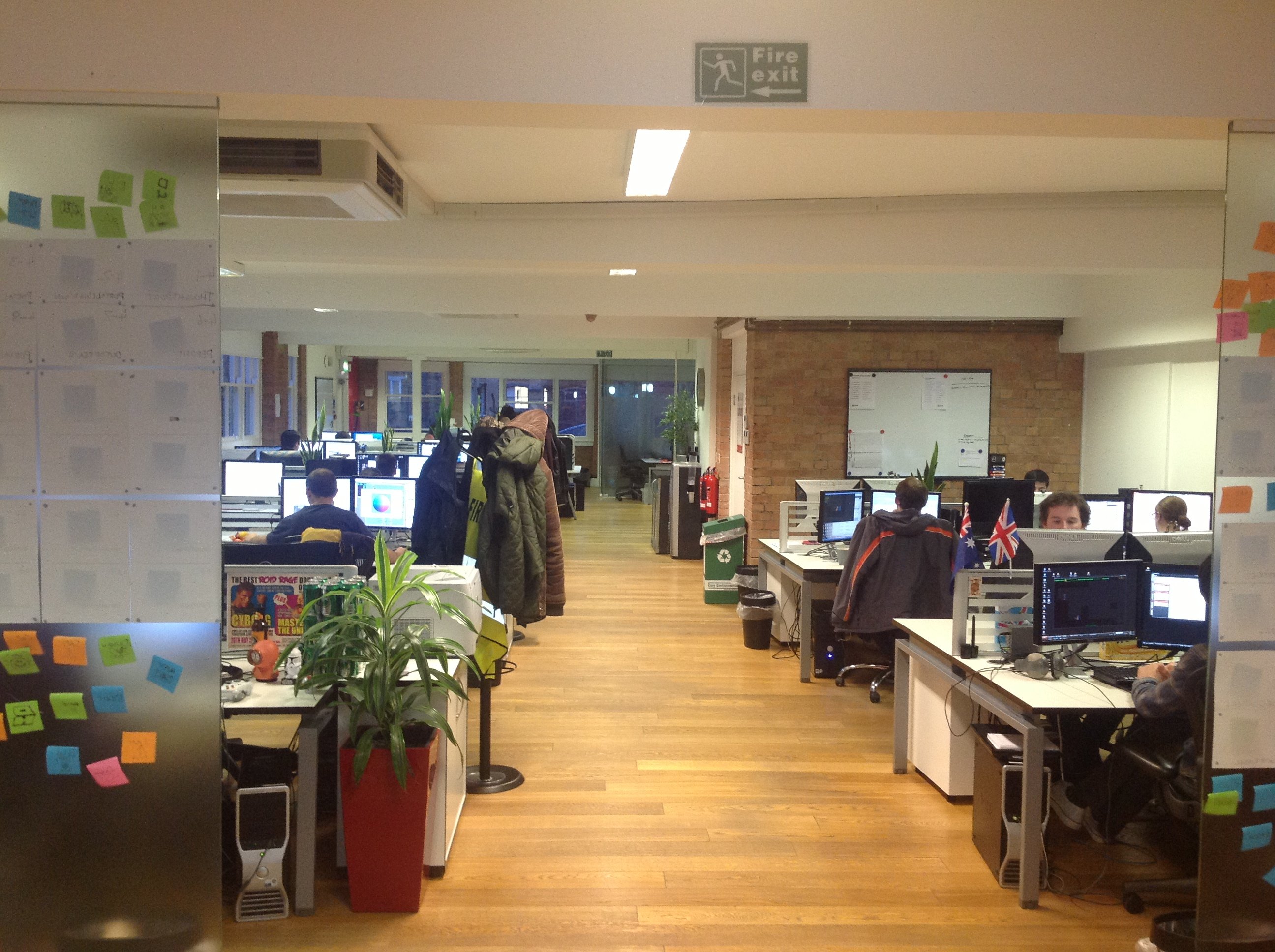 The central hive of activity that is Curve Studios in London.