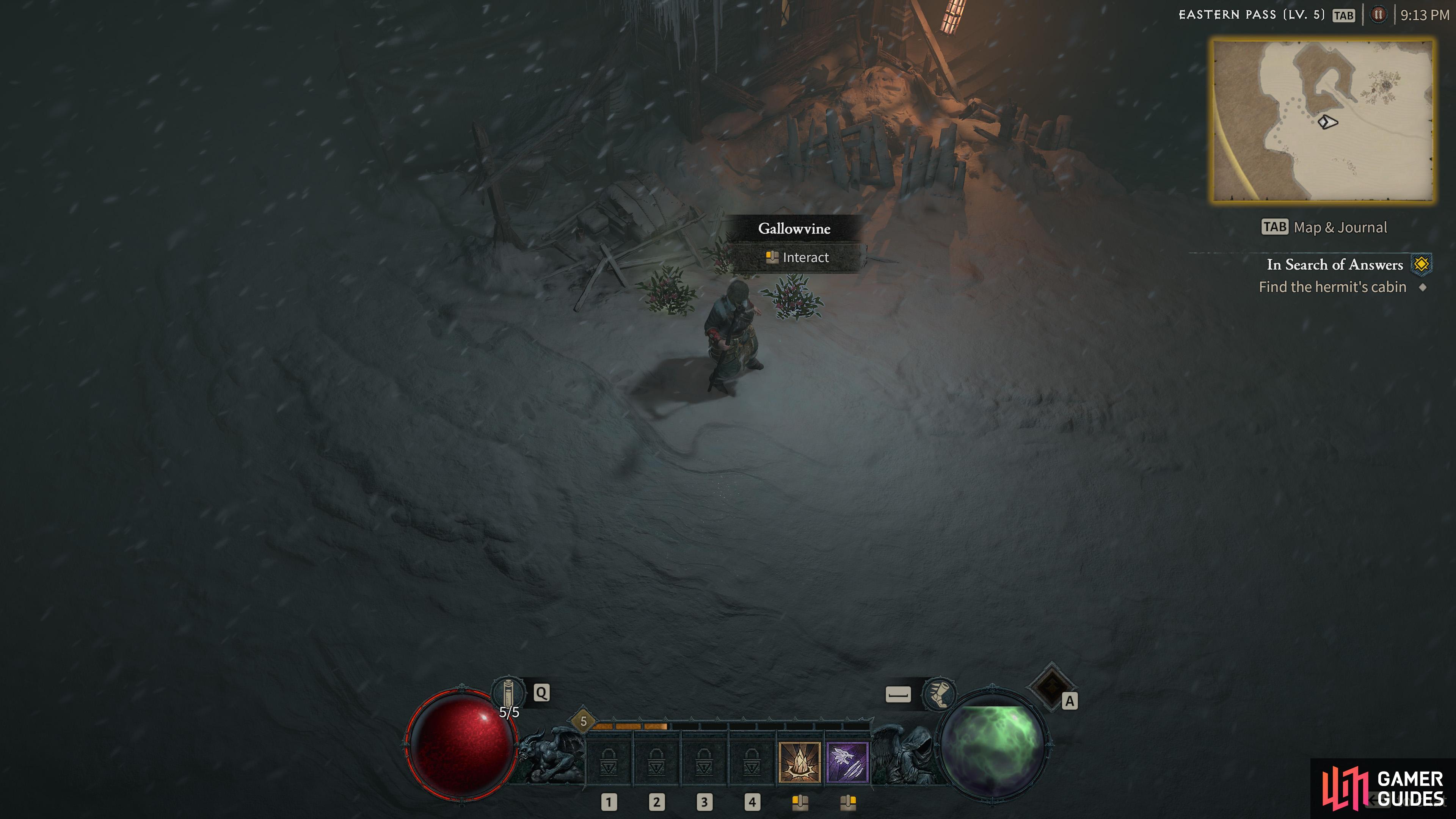 This is arguably one of the best farming spots for !Gallowvine in Diablo 4.