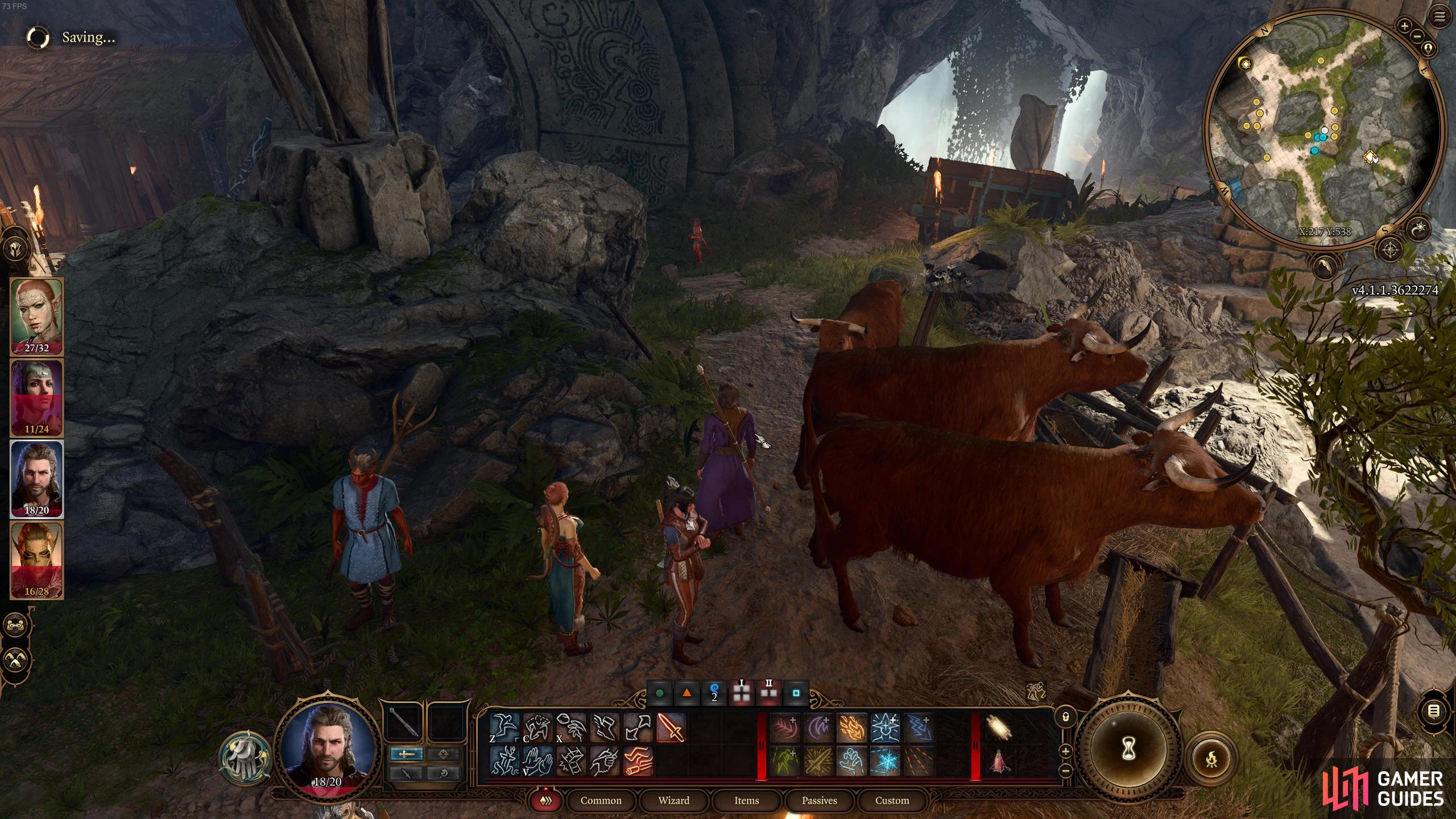 The Strange Ox can be found in The Hollow in Druid Grove.