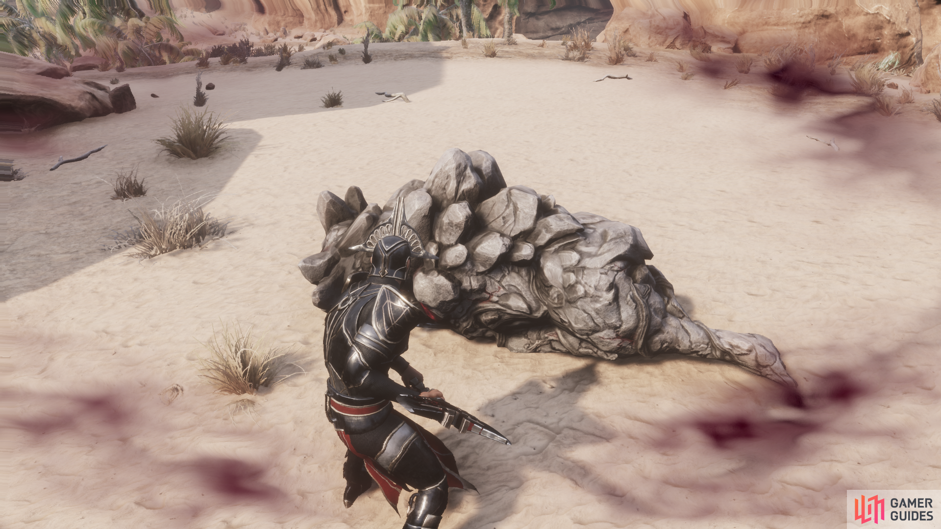 A Blood Crystal Rocknose in Conan Exiles