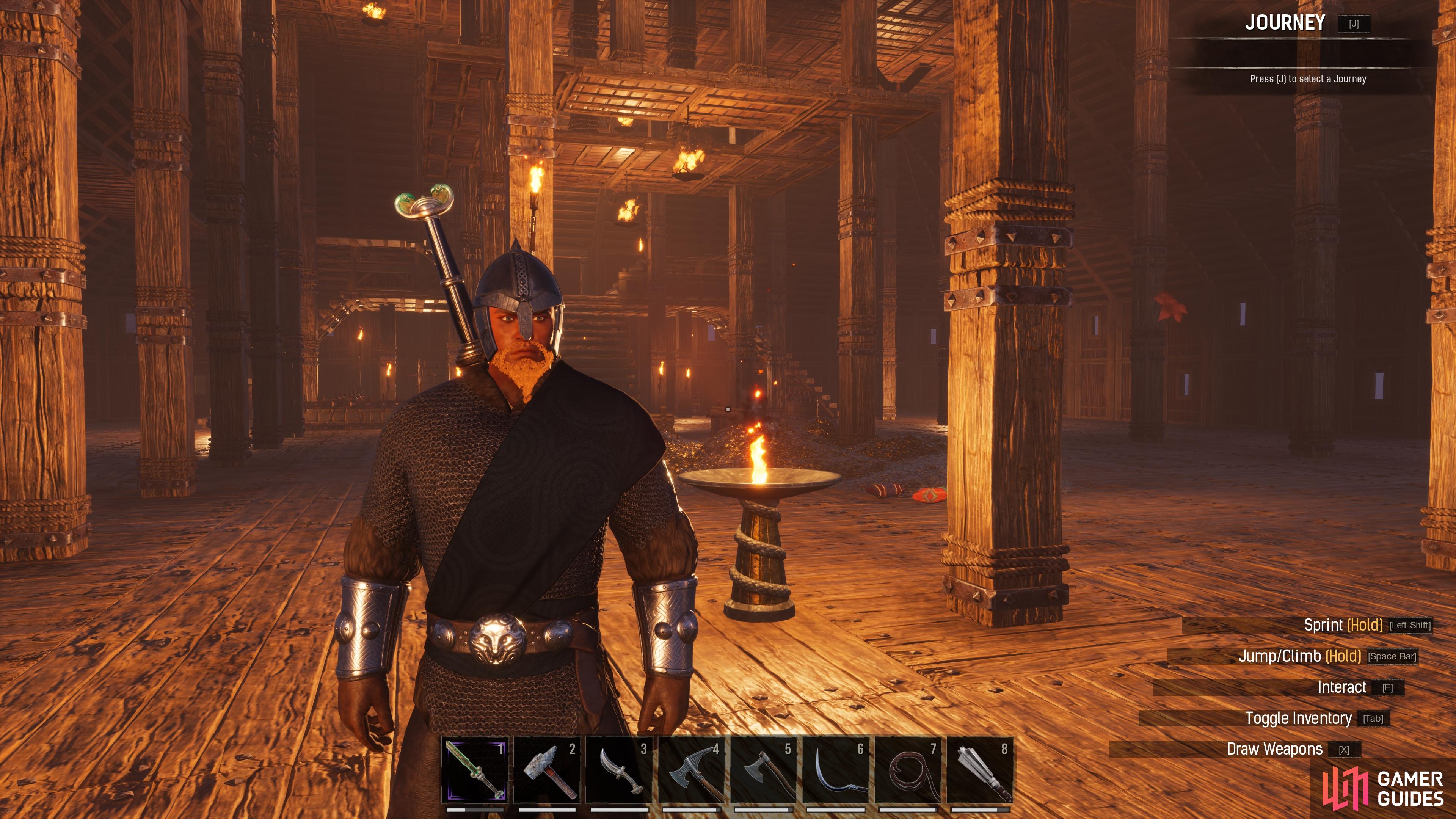 Our bog-standard Viking build in Conan Exiles.