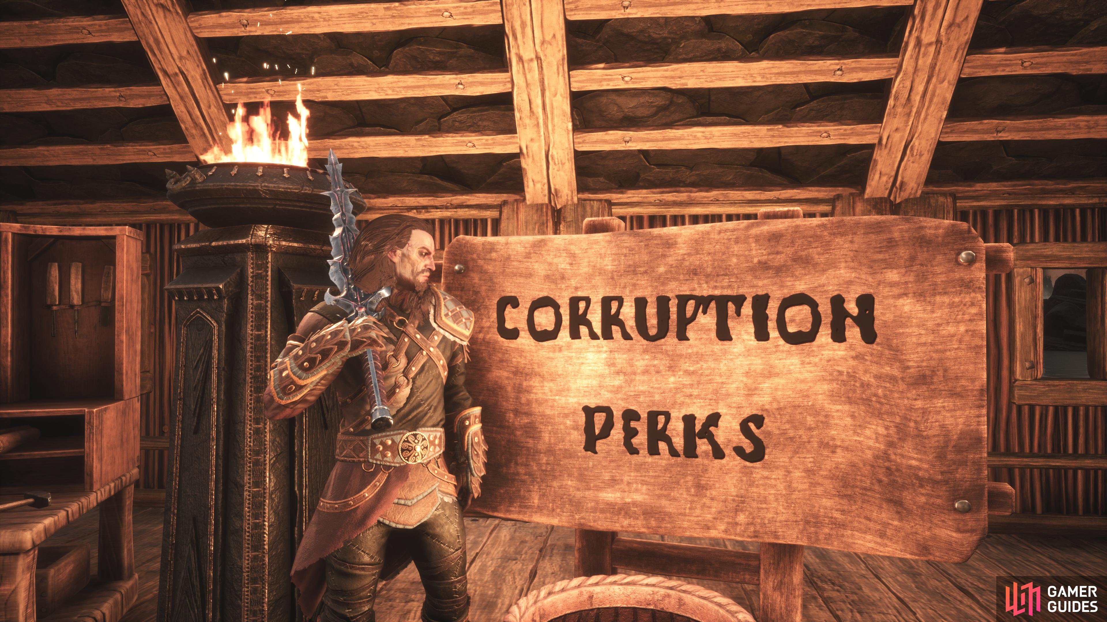 Corruption is inevitable if you want to gain access to corrupted perks from attributes in Conan Exiles.