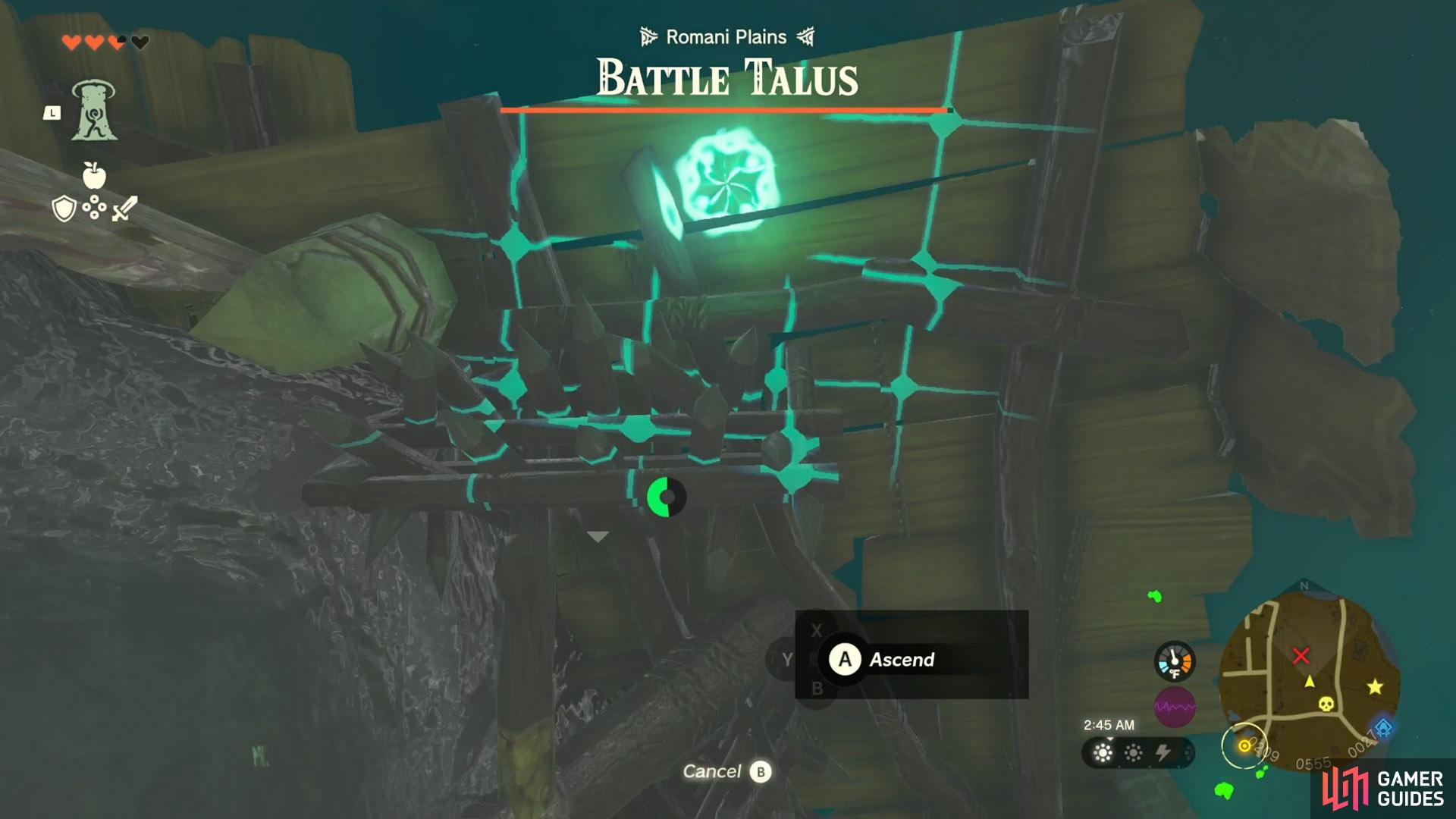 Battle Talus boss strategy in Zelda: Tears of the Kingdom - Polygon