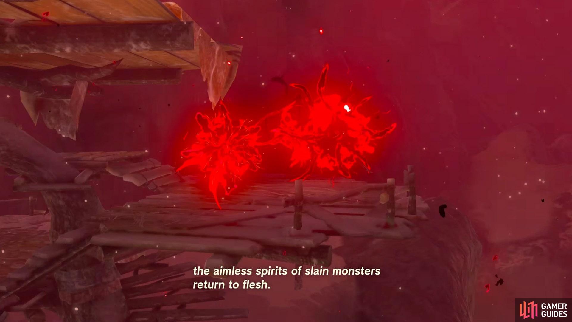 Enemies respawning during a Blood Moon in Tears of the Kingdom
