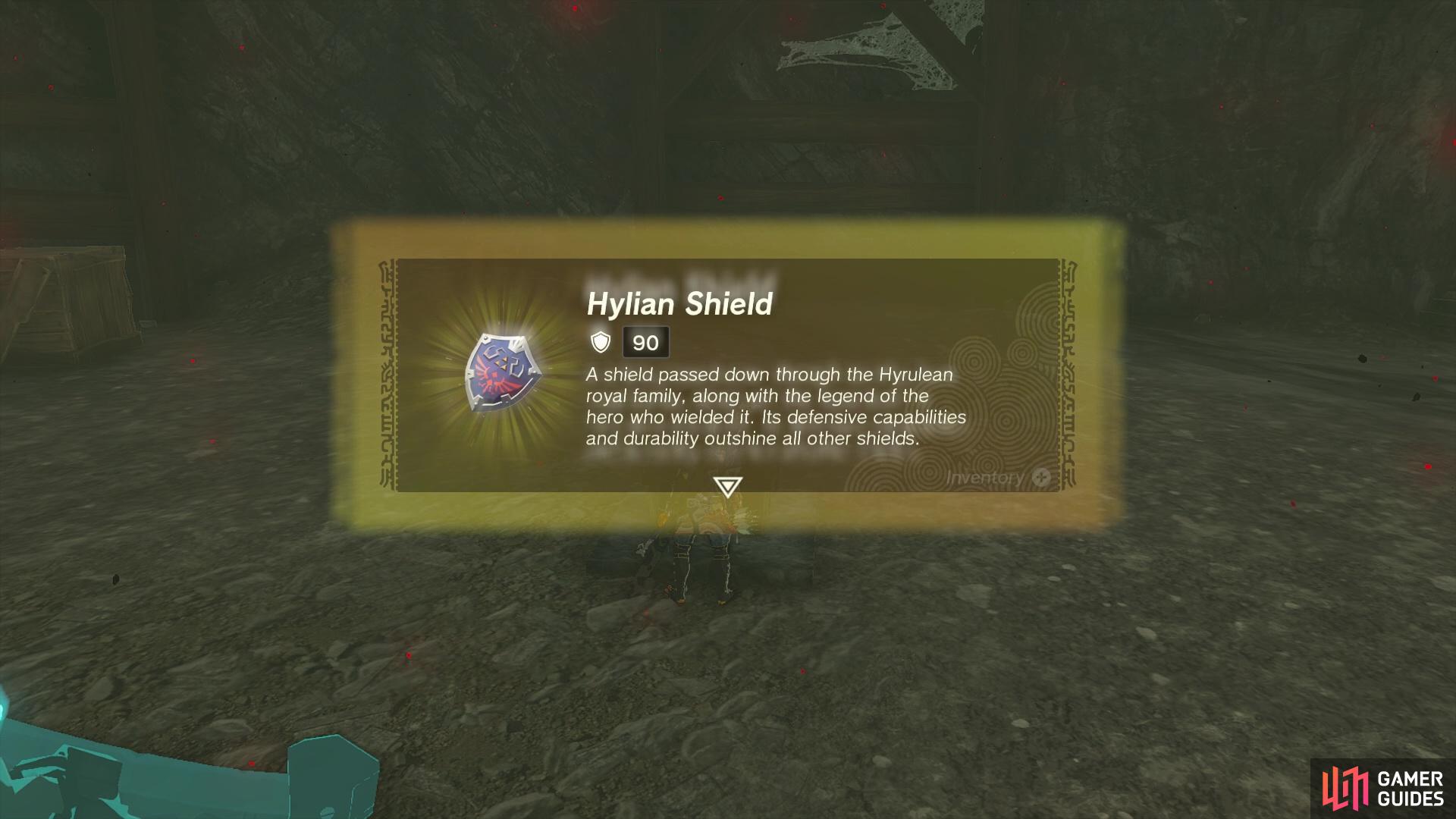 The Hylian Shield is the strongest Shield in The Legend of Zelda: Tears of The Kingdom.