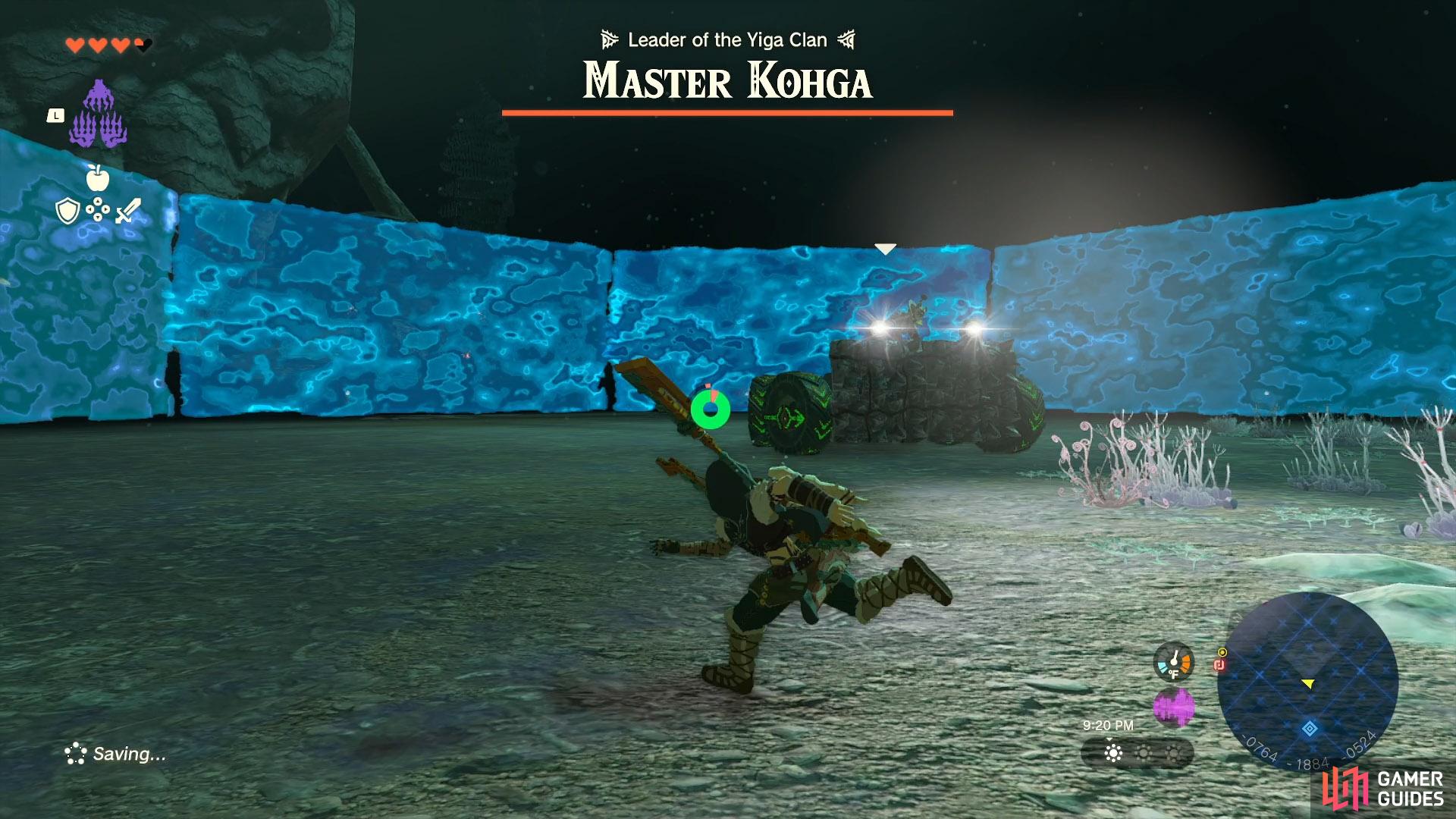 Master Kohga’s vehicle in action