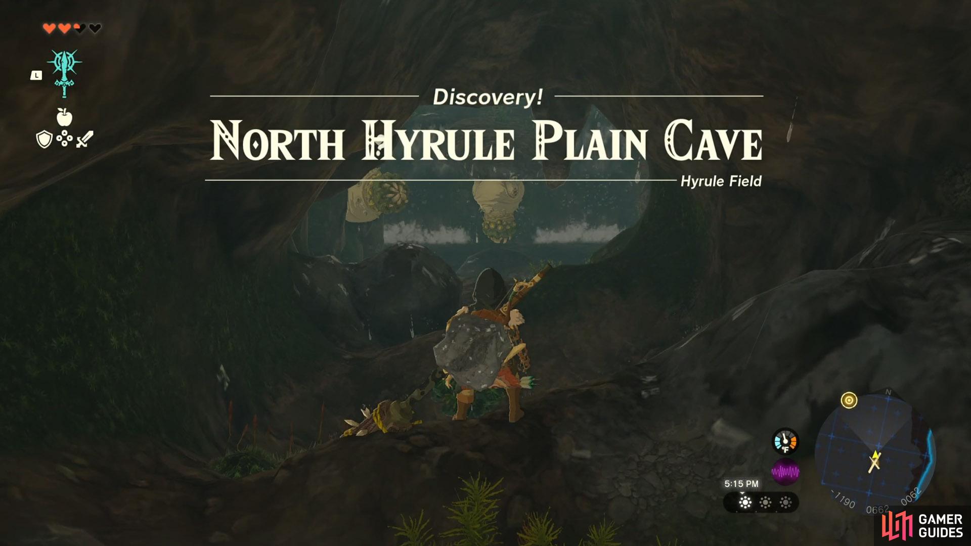 !North Hyrule Plain Cave in Tears of the Kingdom