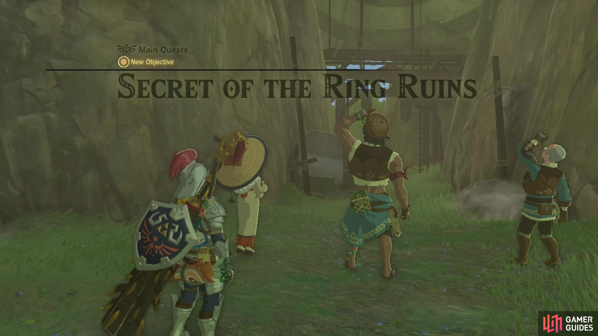 The Secret of the Ring Ruins is the beginning of the search for the . 