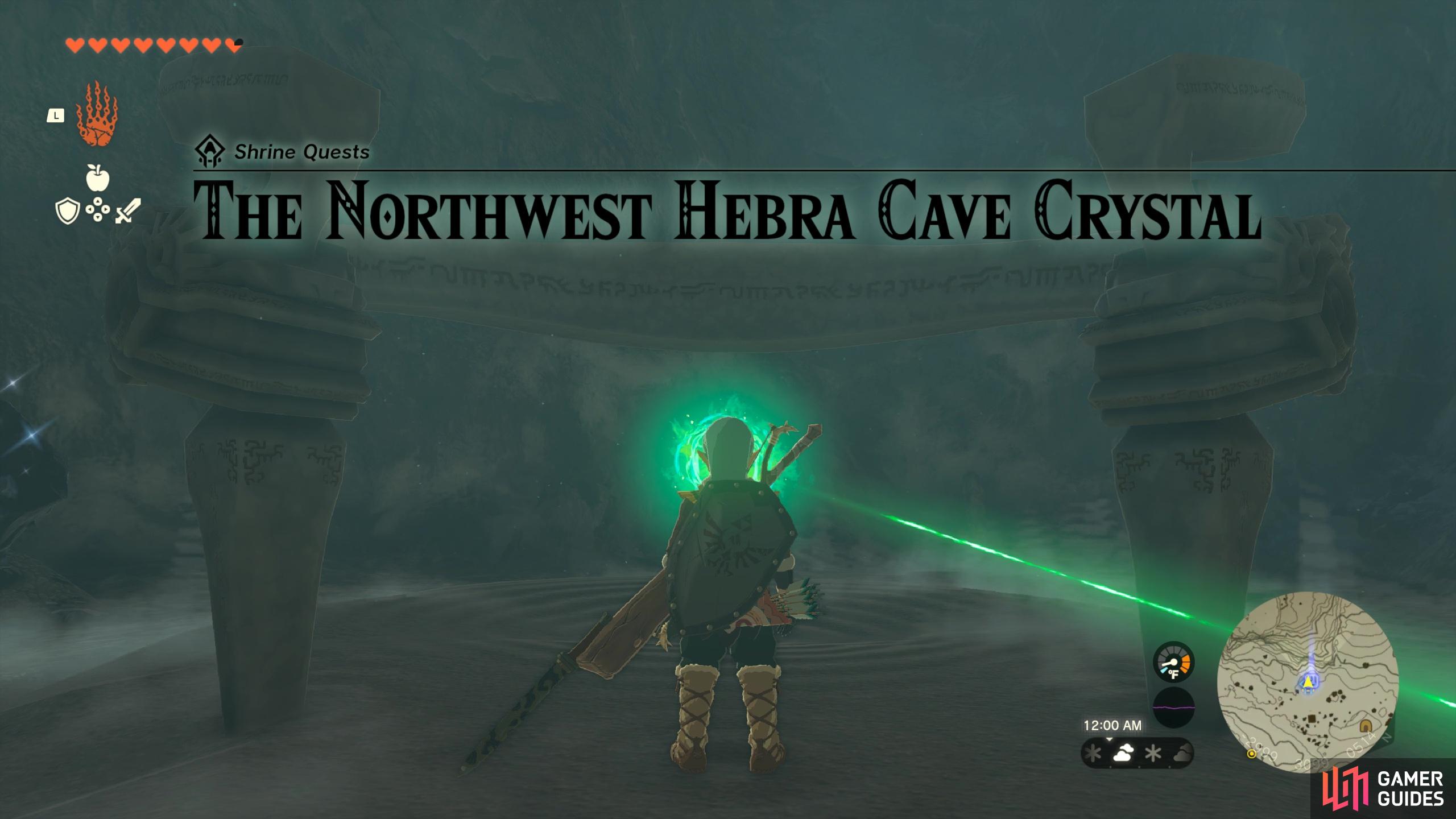 To unlock Rutafu-Um Shrine, you’ll need to complete Northwest Hebra Cave Crystal Shrine Quest first.
