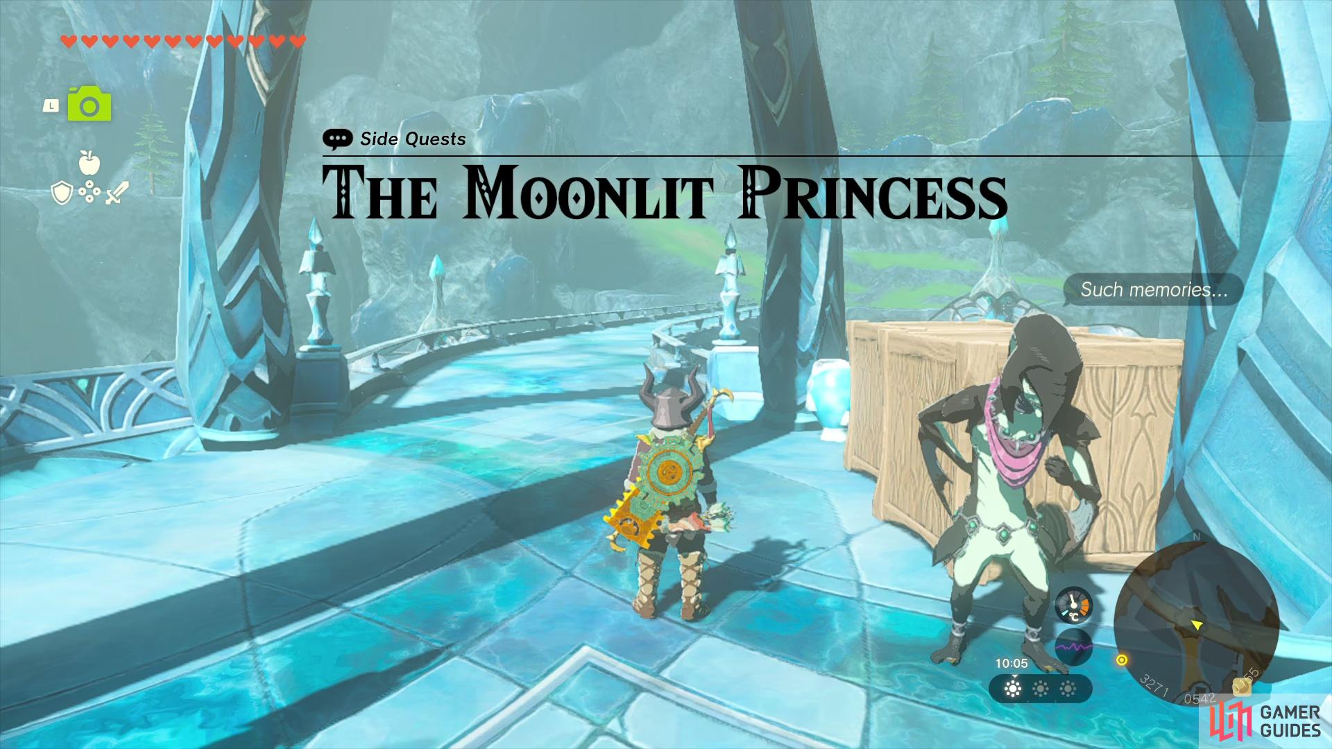 You can begin the Moonlit Princess in Zora’s Domain.