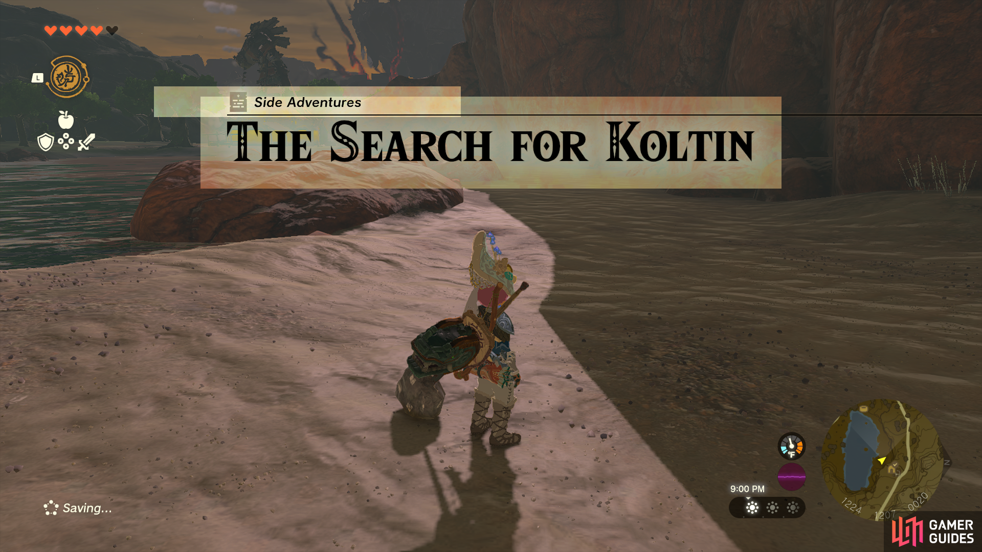 Starting The Search For Koltin quest near Pico Pond.