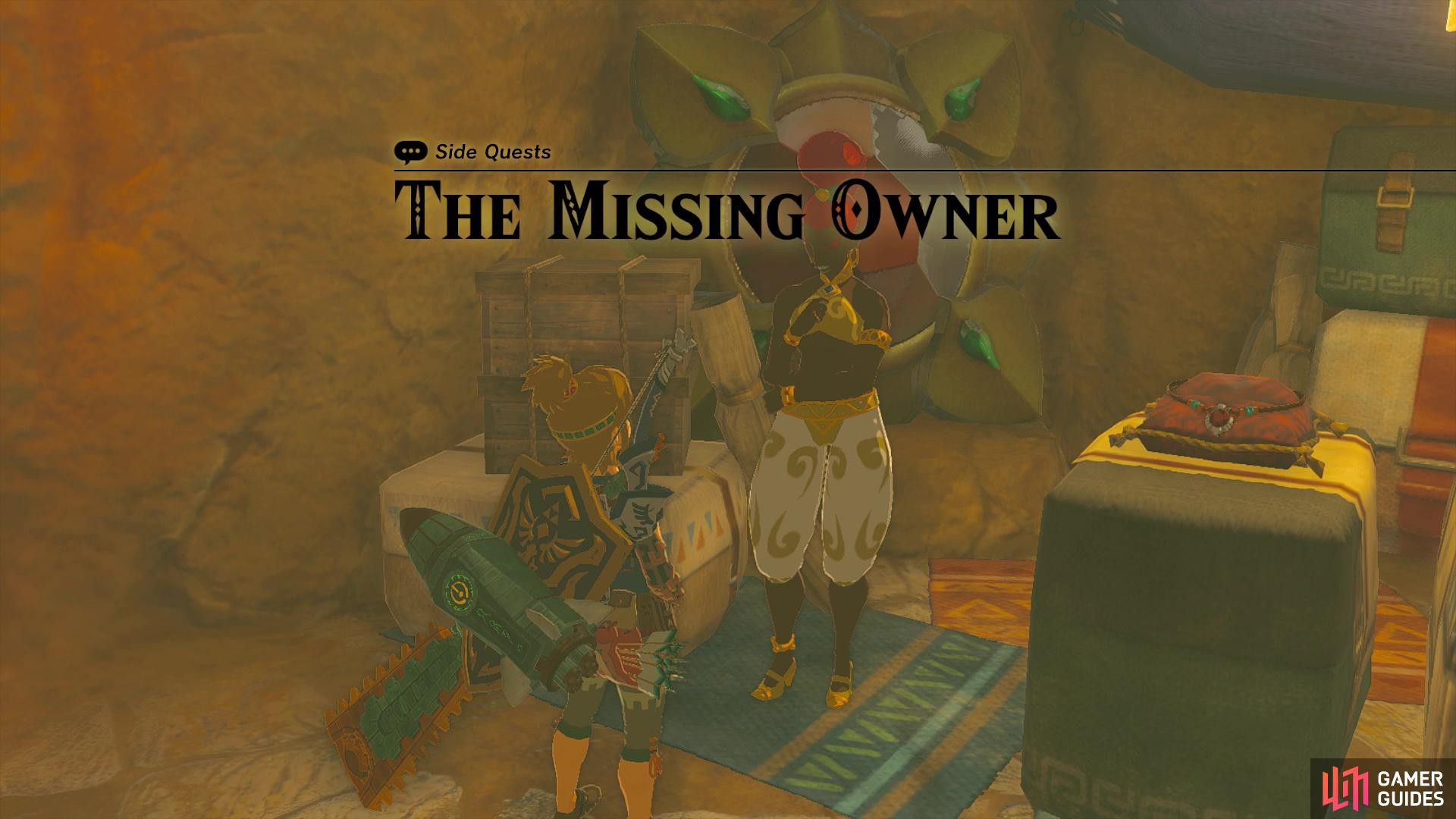 Cara can be found in the Gerudo Shelter, before you complete the Lightning Temple.