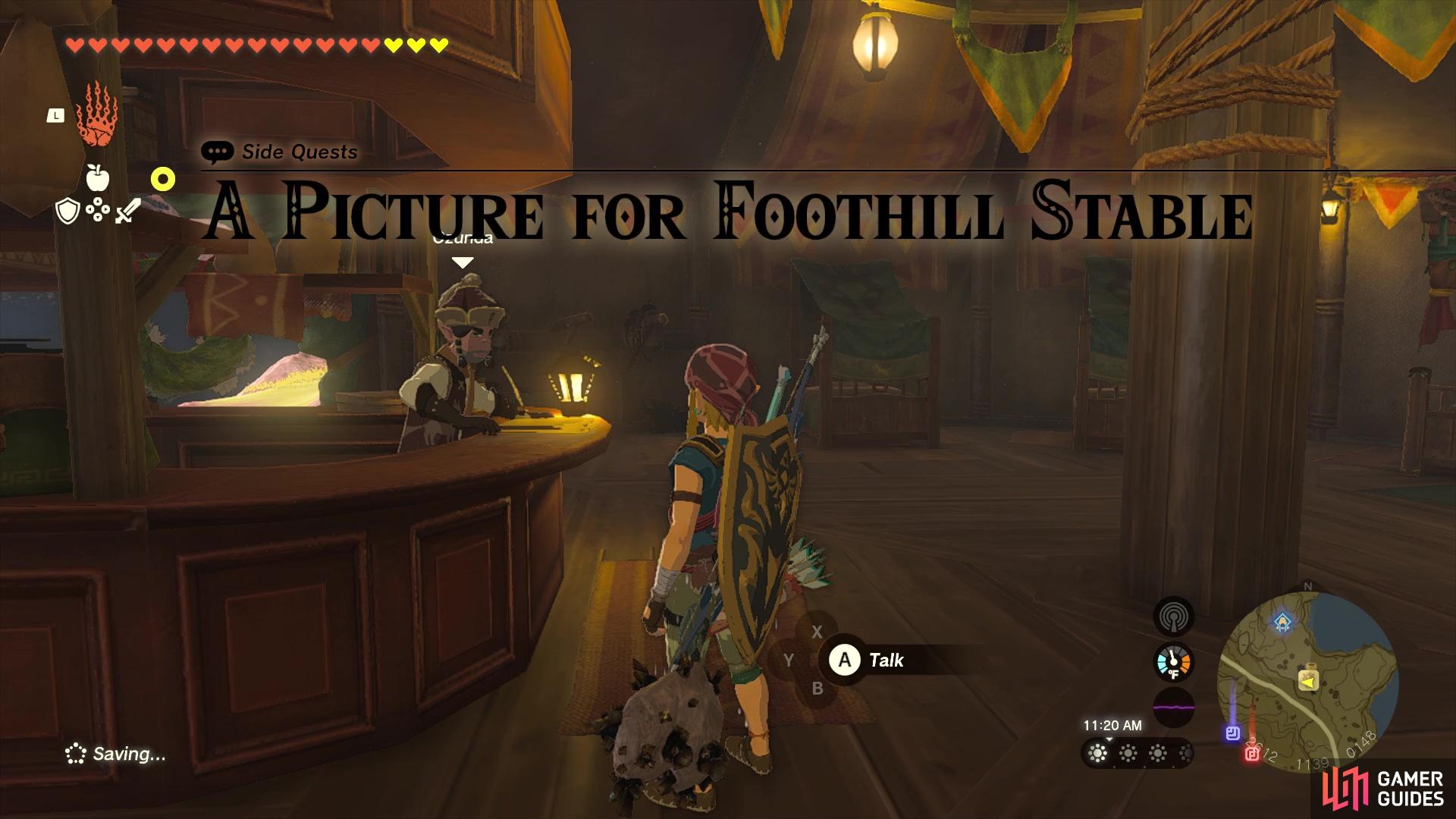 A Picture for Foothill Stable Walkthrough - Zelda Tears of the Kingdom ...