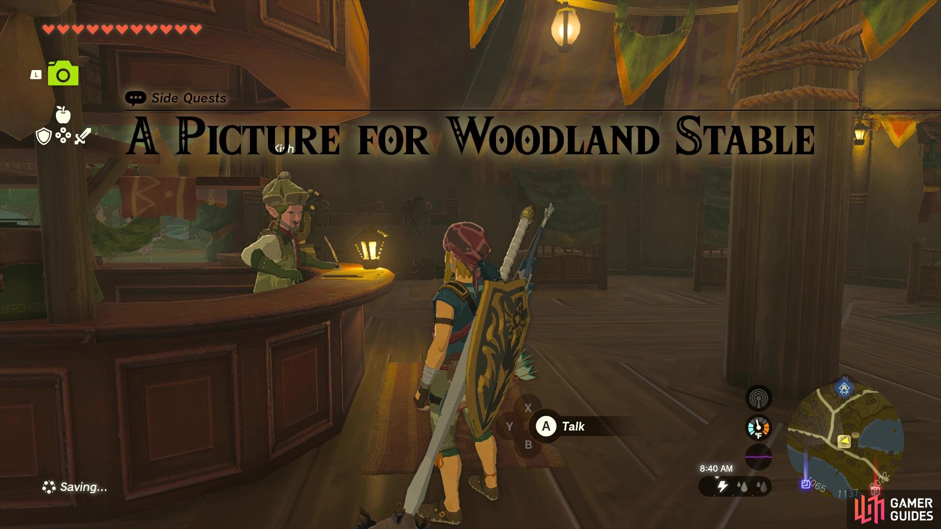 A Picture for Woodland Stable Walkthrough - Eldin - Side Quests | The ...