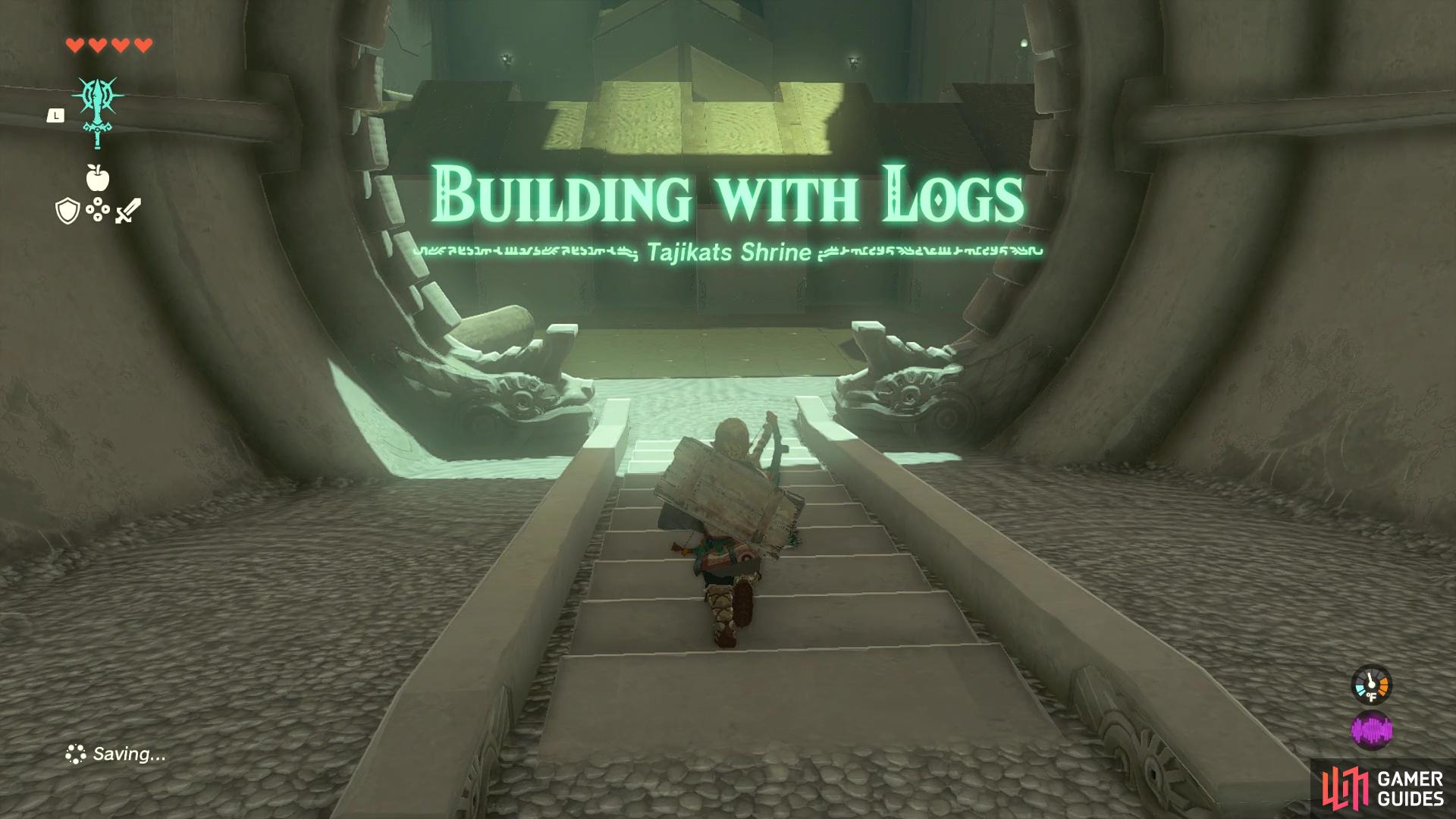 Tajikats Shrine is all about building with logs