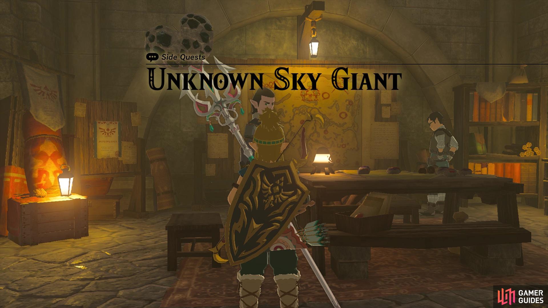 Unknown Sky Giant is part of the second set of monster elimination quests.