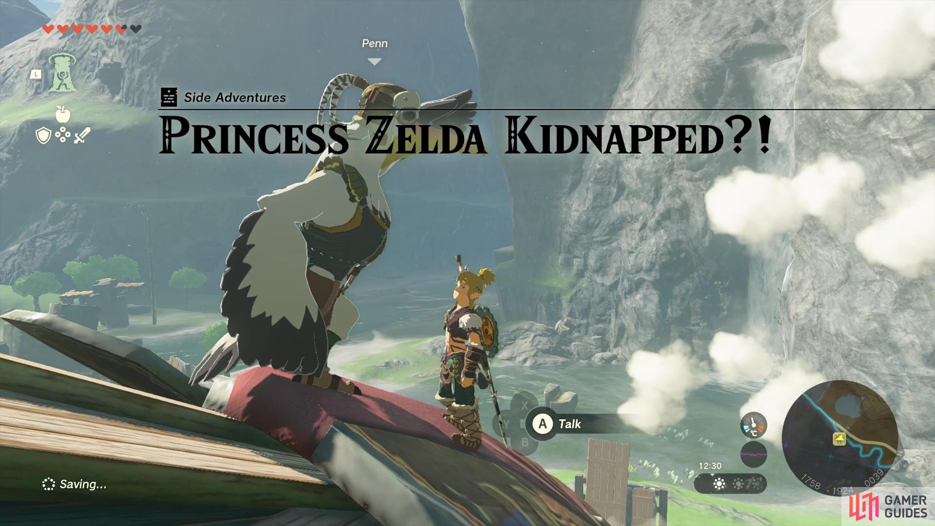Princess Zelda Kidnapped?! Side Adventure.