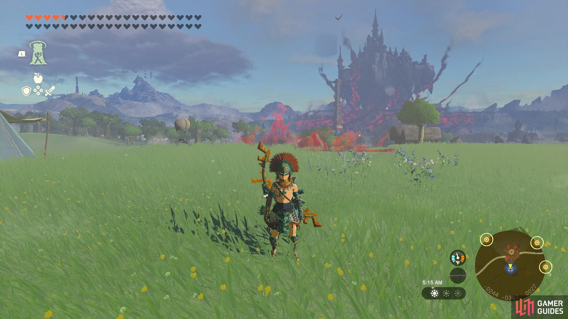 Link wearing the Zonaite armor.