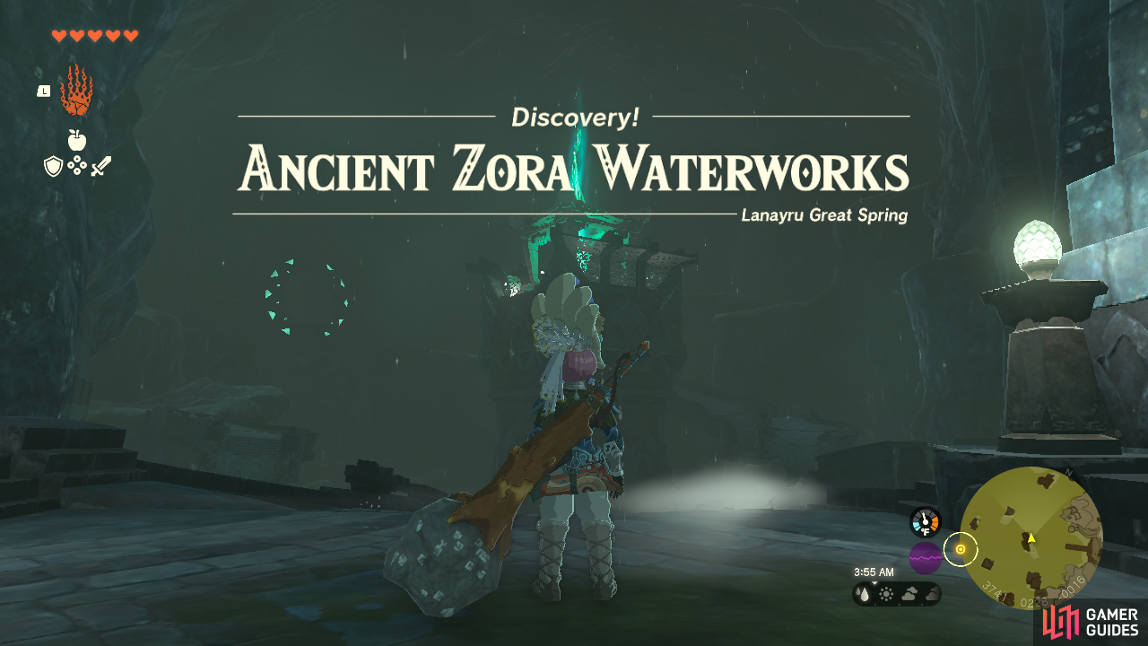 Complete The Ancient Zora Waterworks to find the Water Bridge.