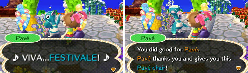 Warning: Pavé is kind o’ pushy when it comes to collecting feathers.