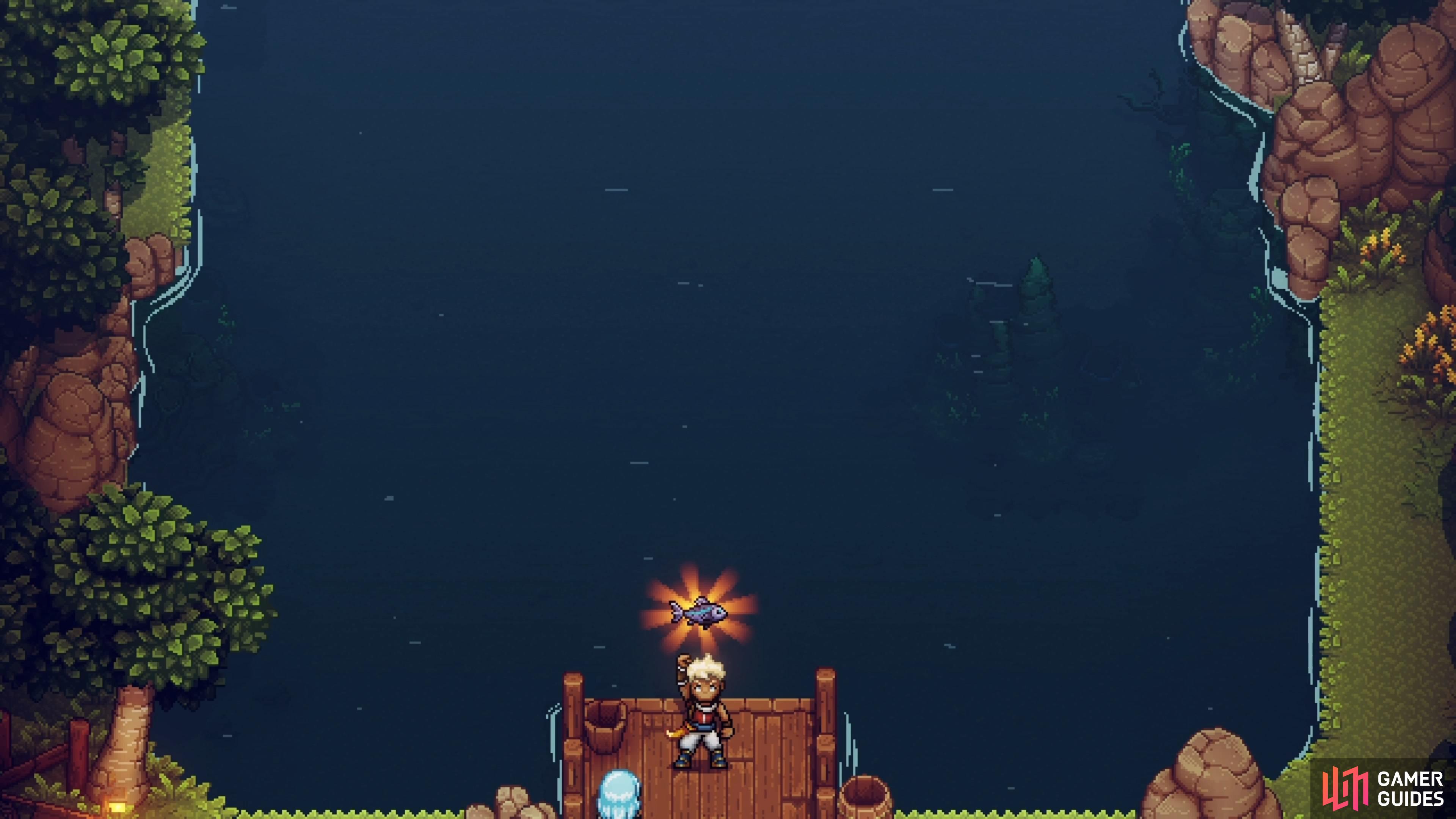 Fishing is a great minigame that can help you get some food.
