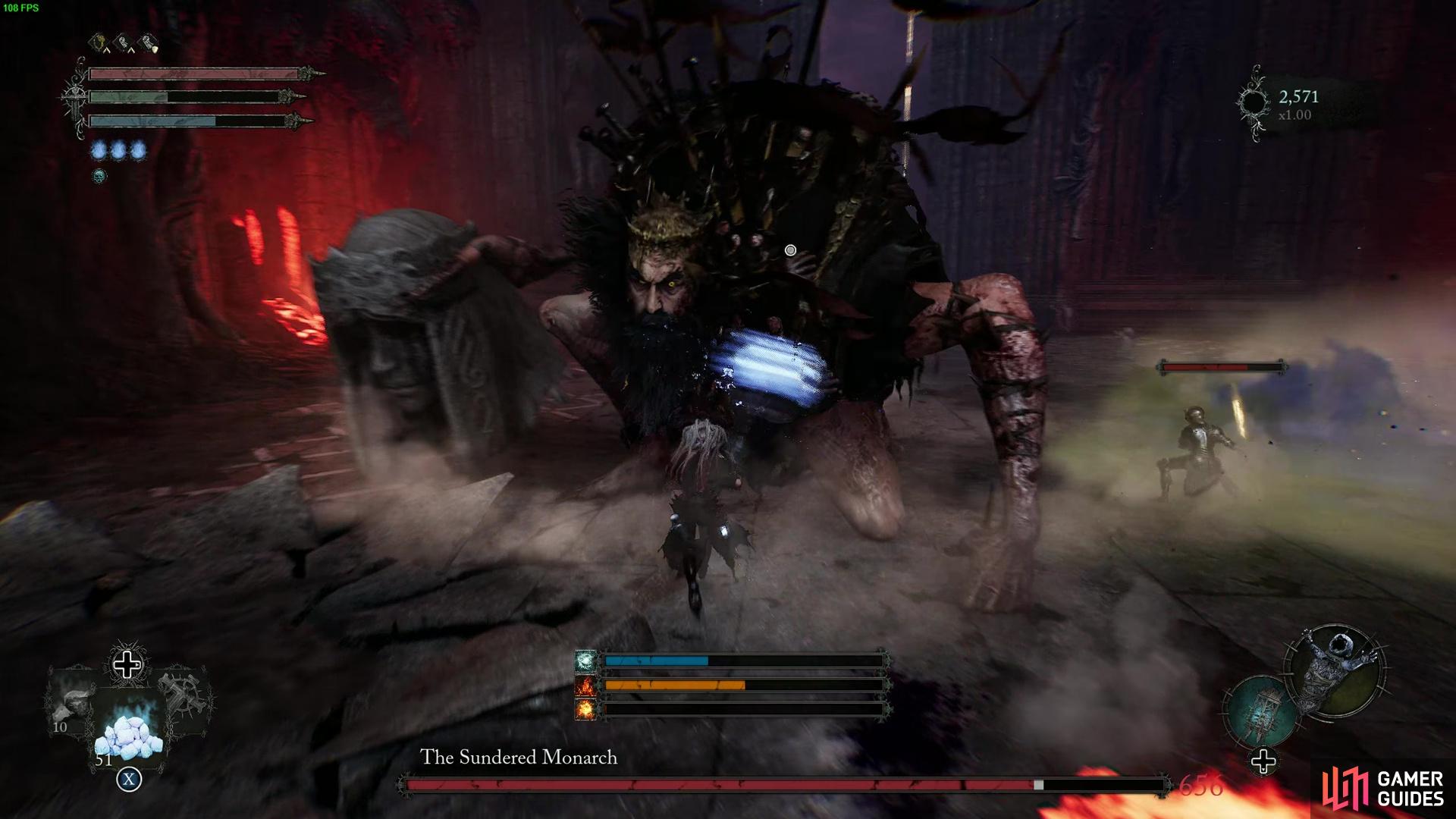 The Queen’s Head Hammer is the boss weapon from the Sundered Monarch.