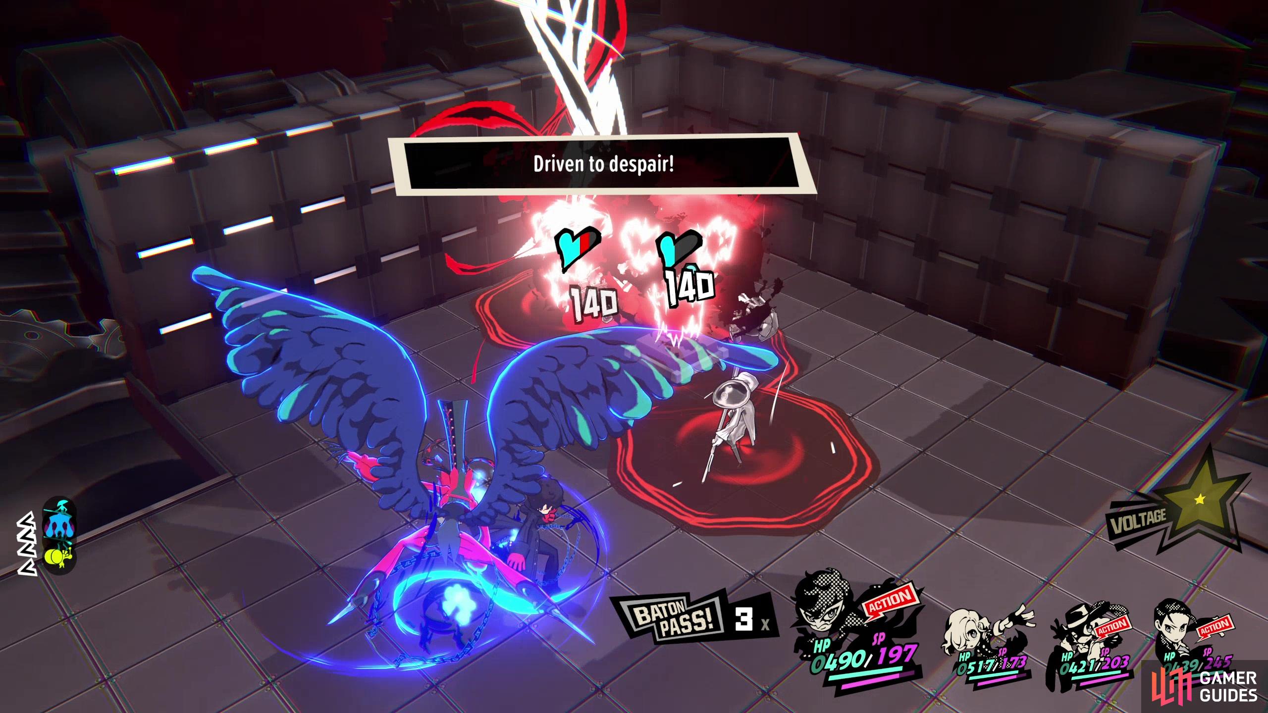 There are a variety of debuffs in Persona 5 Tactica, and most of them accompany some offensive spell.