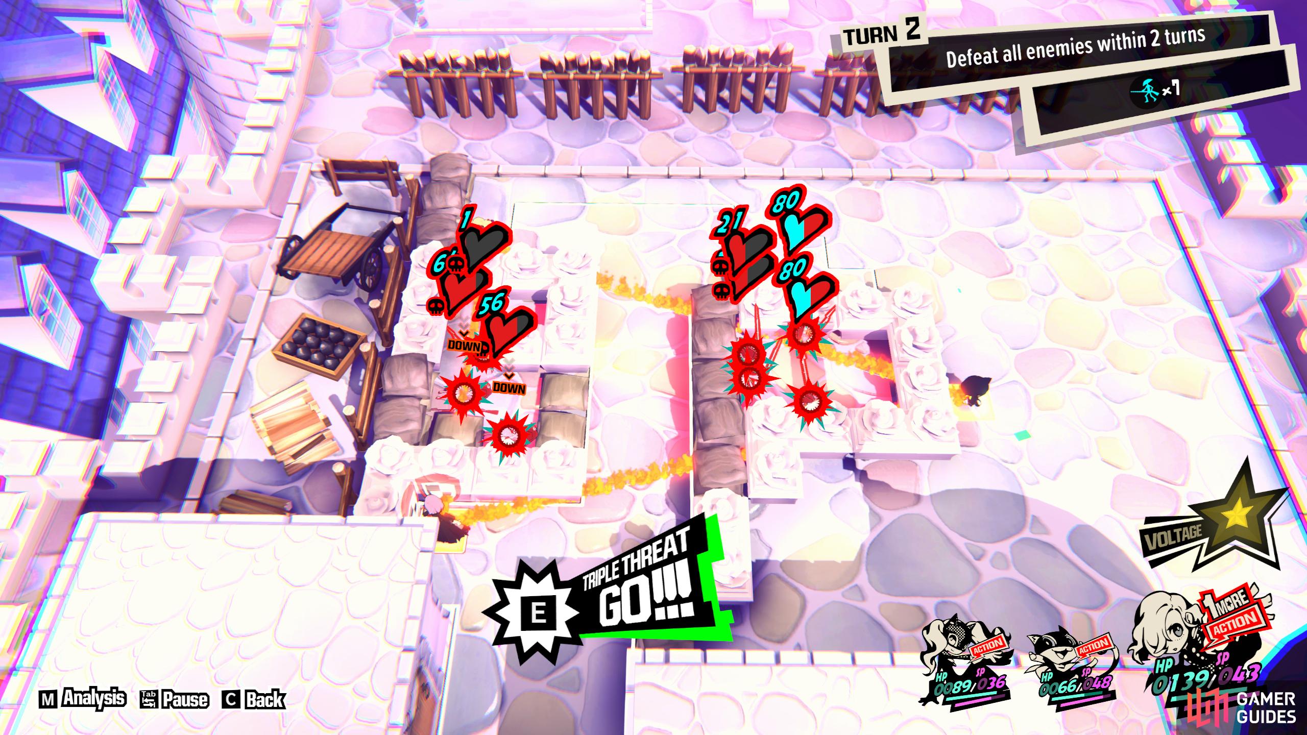 Now, create an All-Out-Attack by placing your squad in these positions. This will wipe out 90% of the enemies.