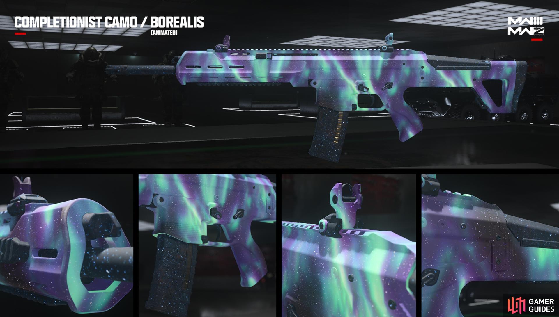 Borealis is the final goal for MW2 weapons in the Zombies mode. Image via Activision.