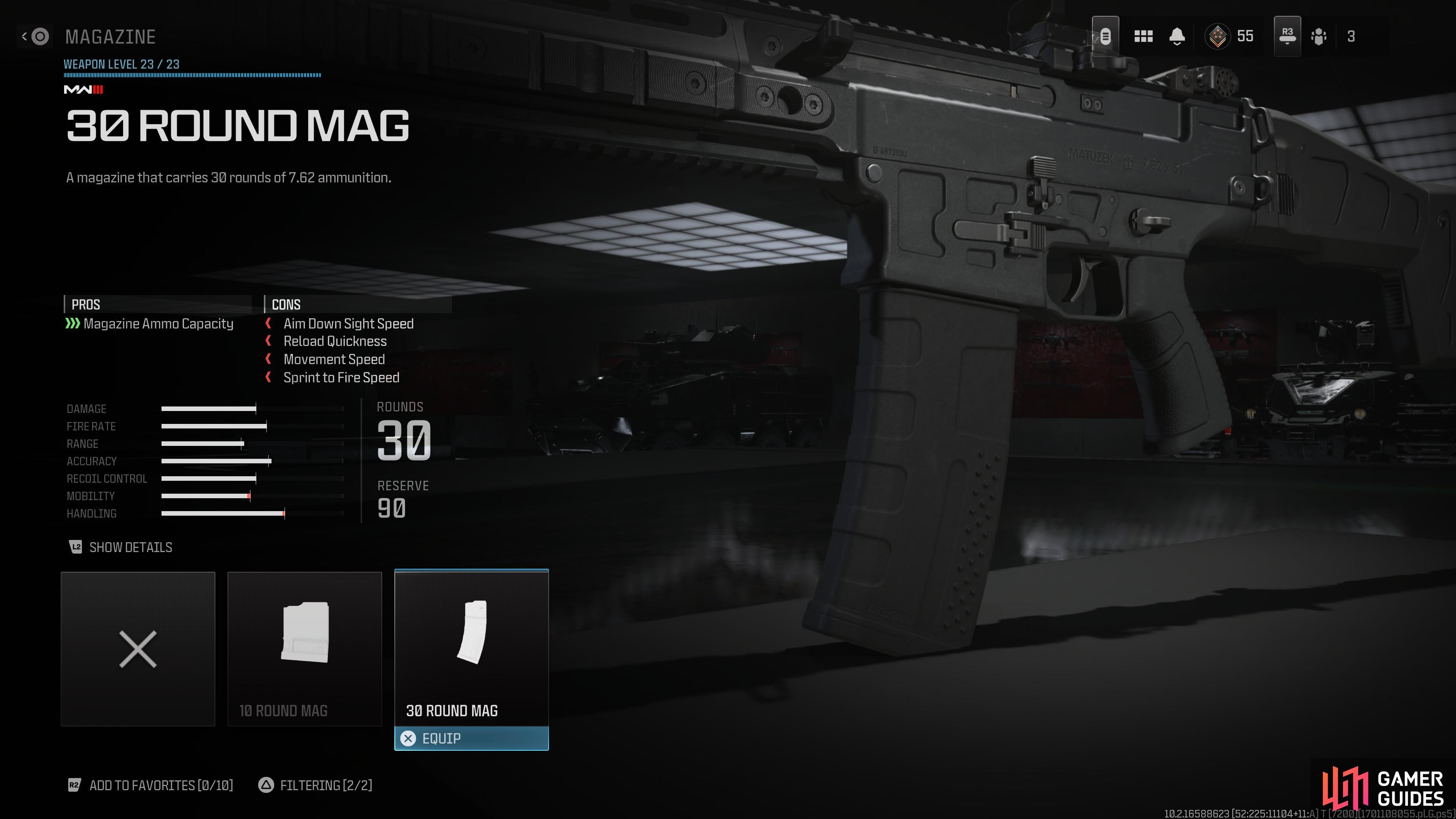 Equip the 30-Round Mag for the kills in a single magazine challenge