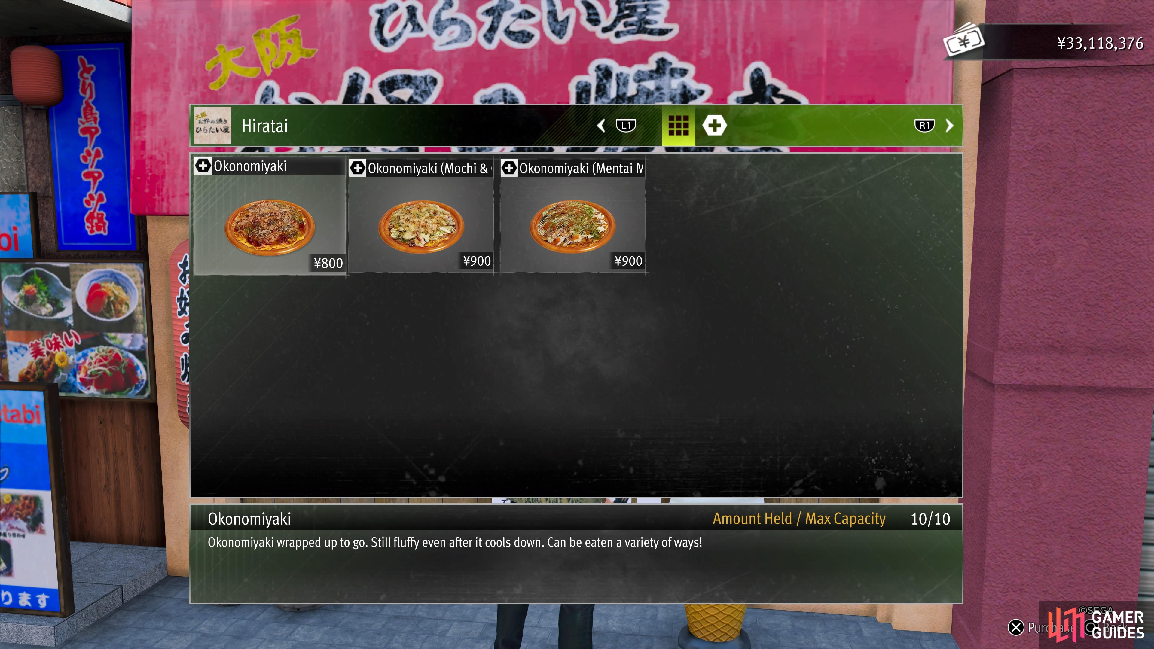 It can be hard to find the place that sells Okonomiyaki.
