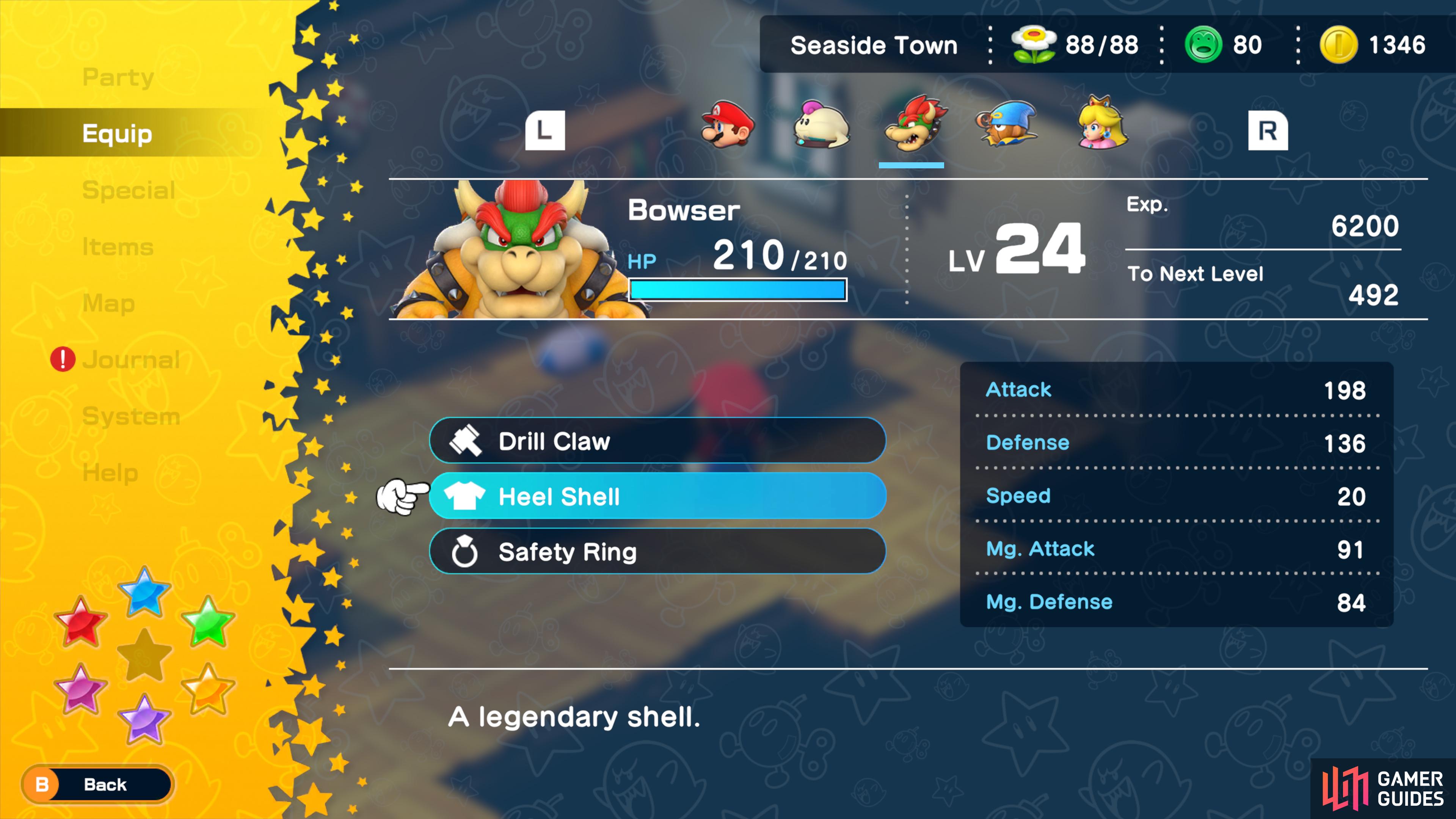 The Heel Shell is Bowser's best armor.