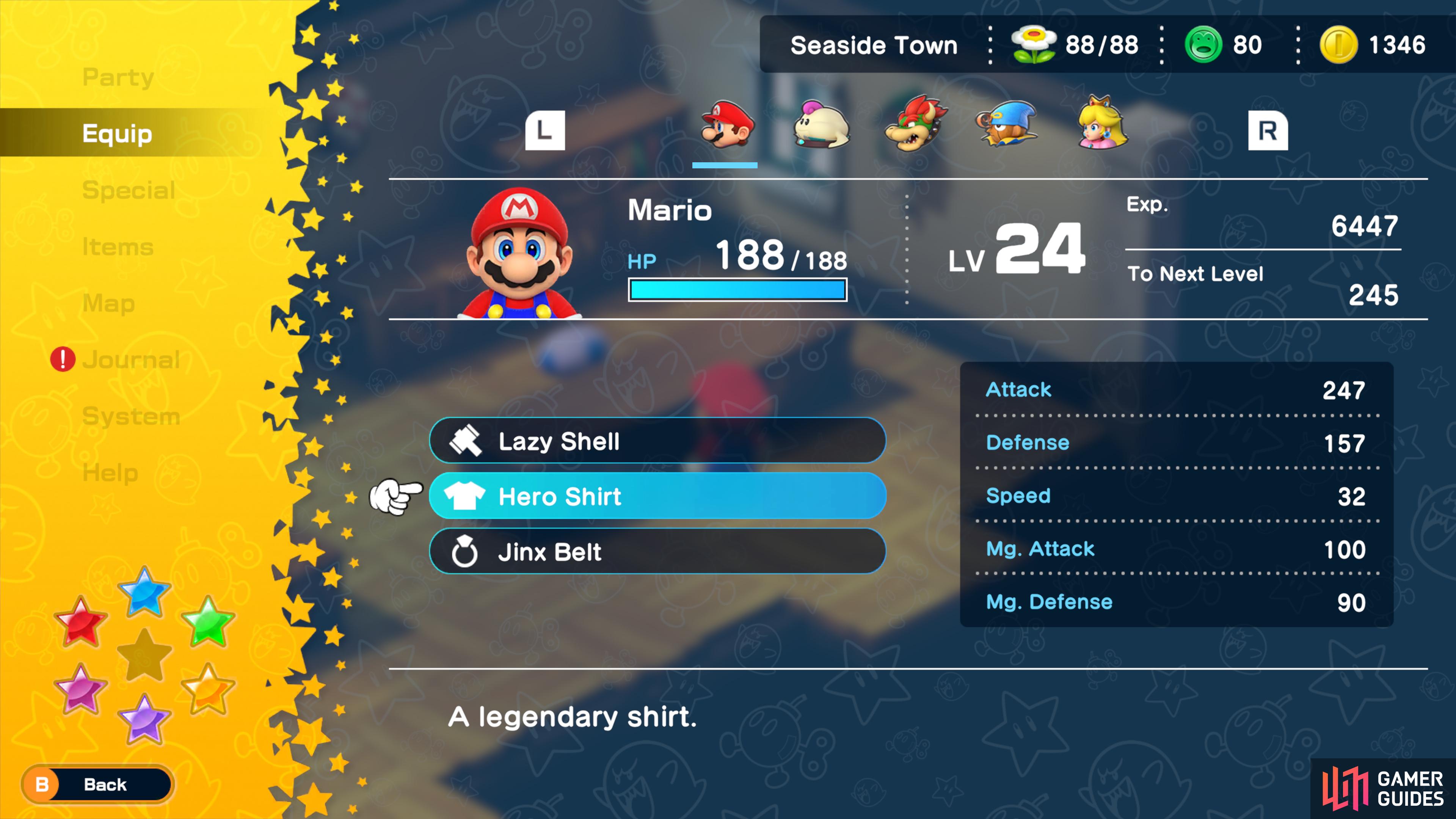 The Hero Suit is Mario's best armor.