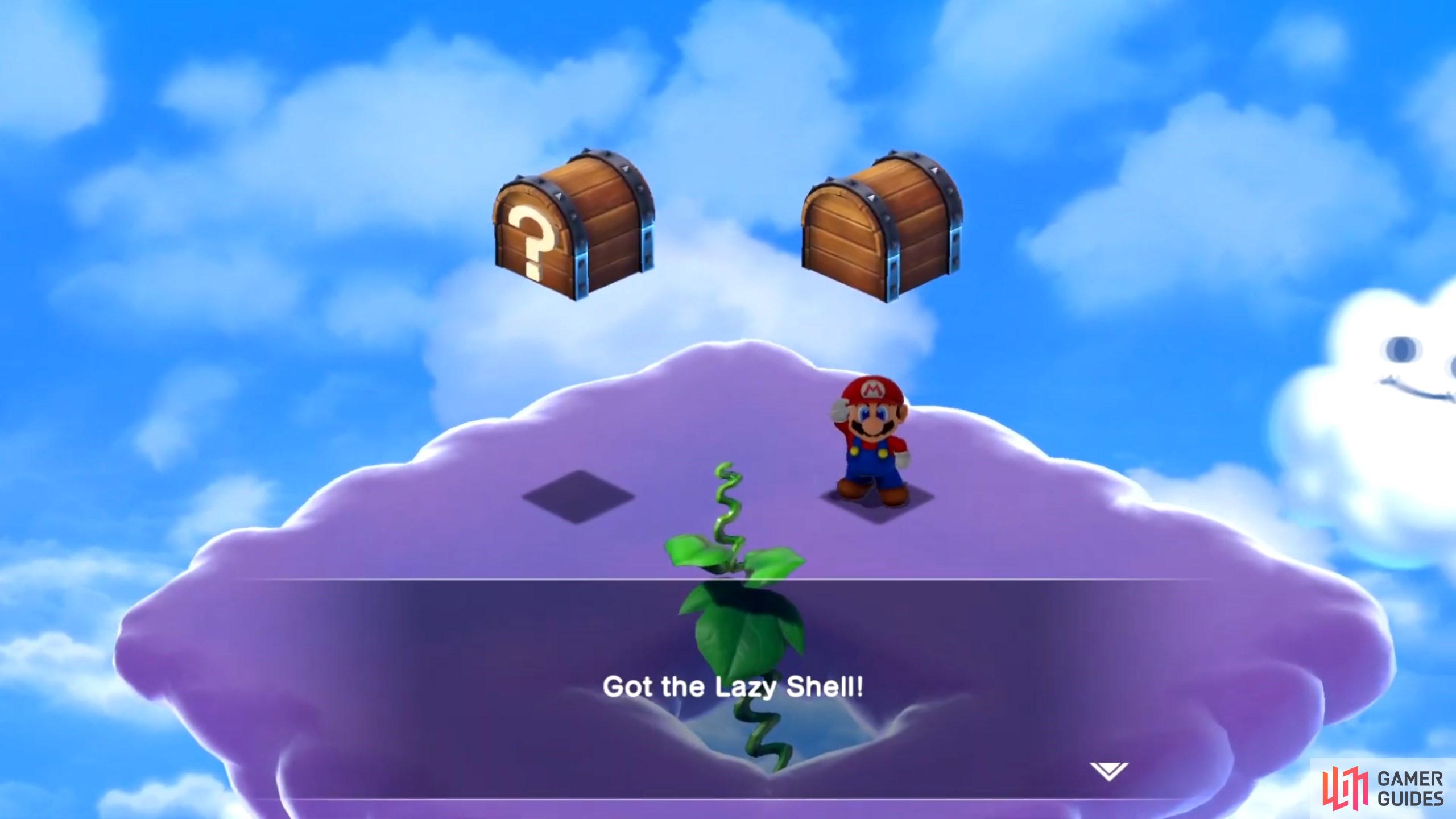 The Lazy Shell is the ultimate weapon for Mario! Read on to find out how to find it!